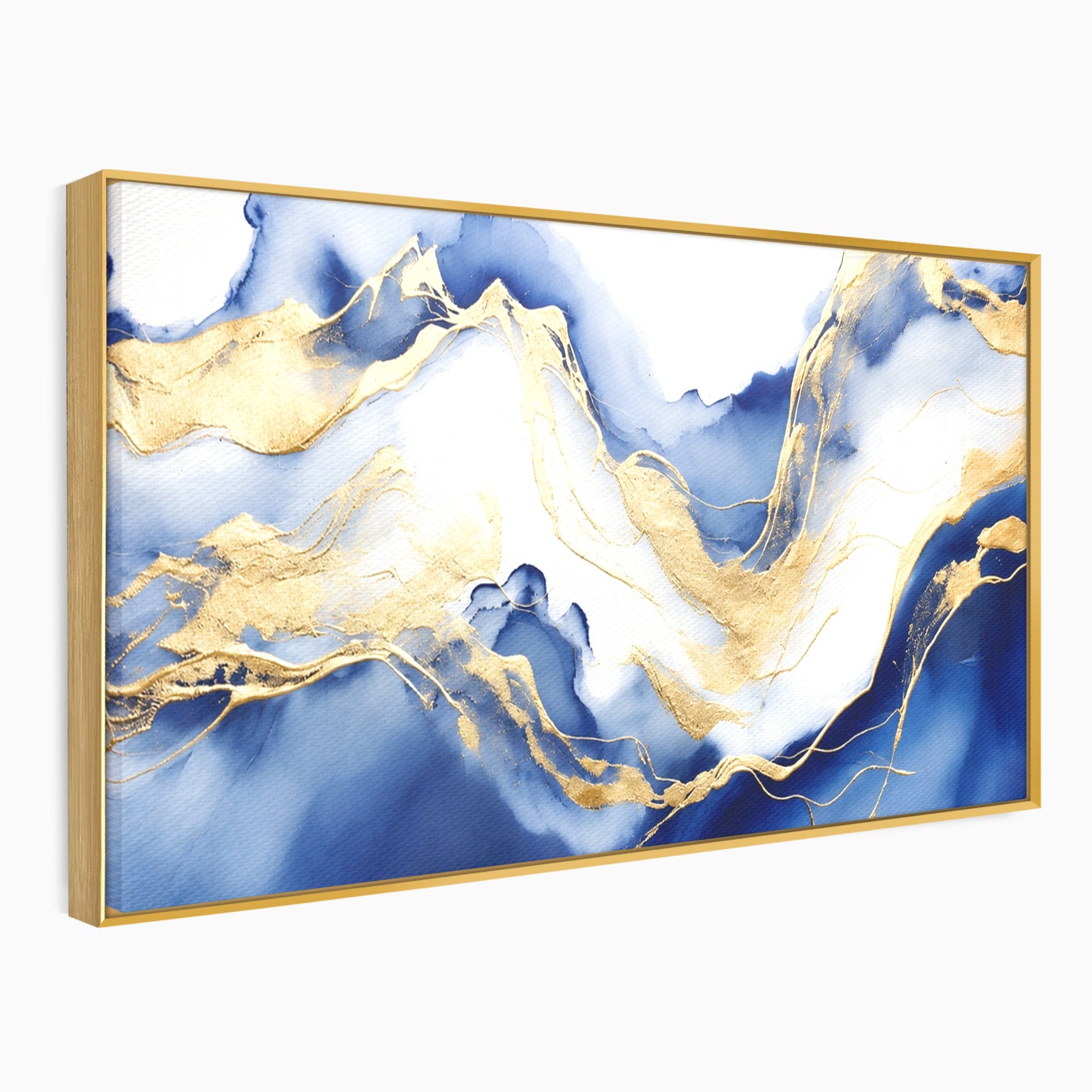 Tablou Canvas Premium LuxCanva® C1323, Valuri Abstracte, Valuri, Abstract, Peisaj, Modern, Living, Birou, Culori Vibrante