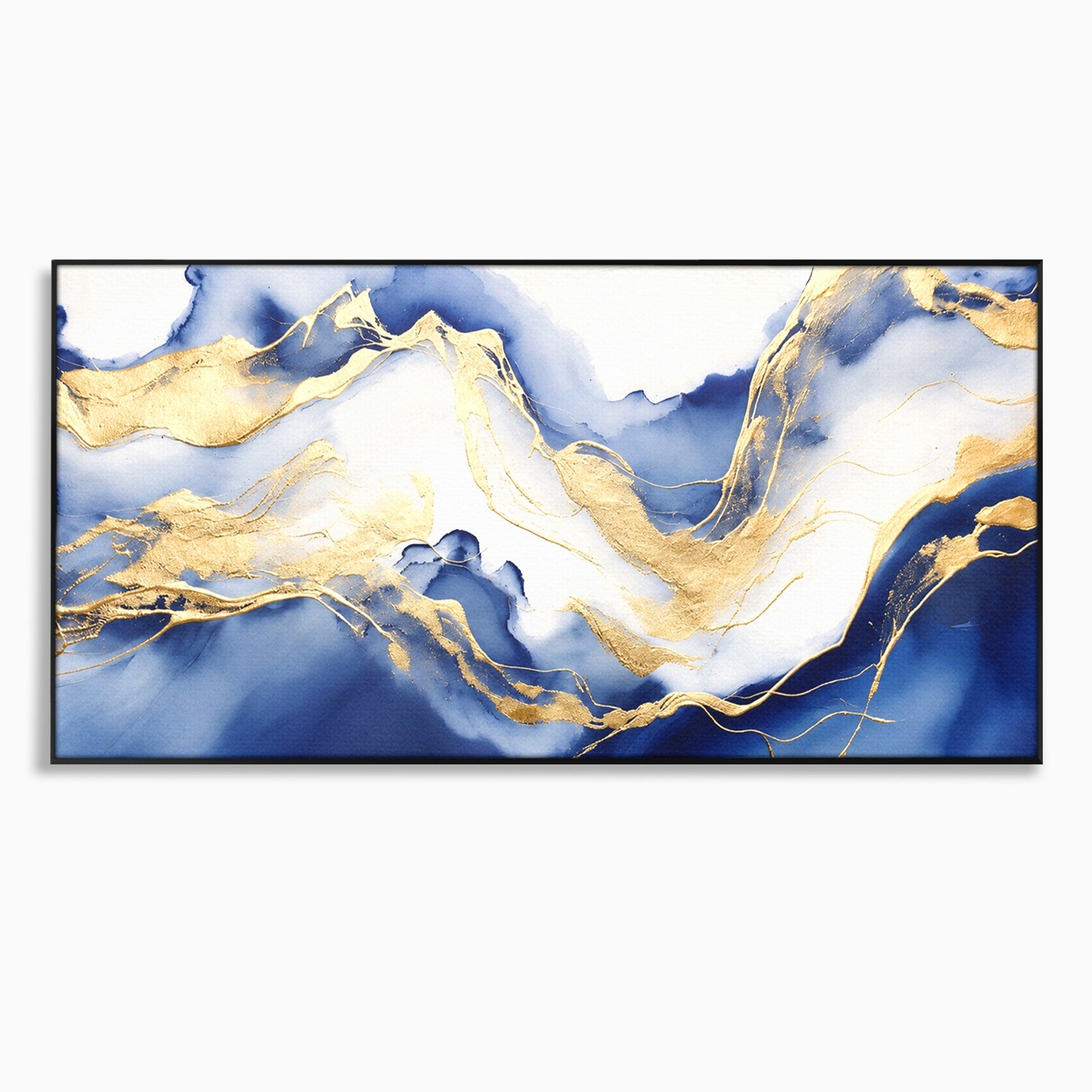Tablou Canvas Premium LuxCanva® C1323, Valuri Abstracte, Valuri, Abstract, Peisaj, Modern, Living, Birou, Culori Vibrante