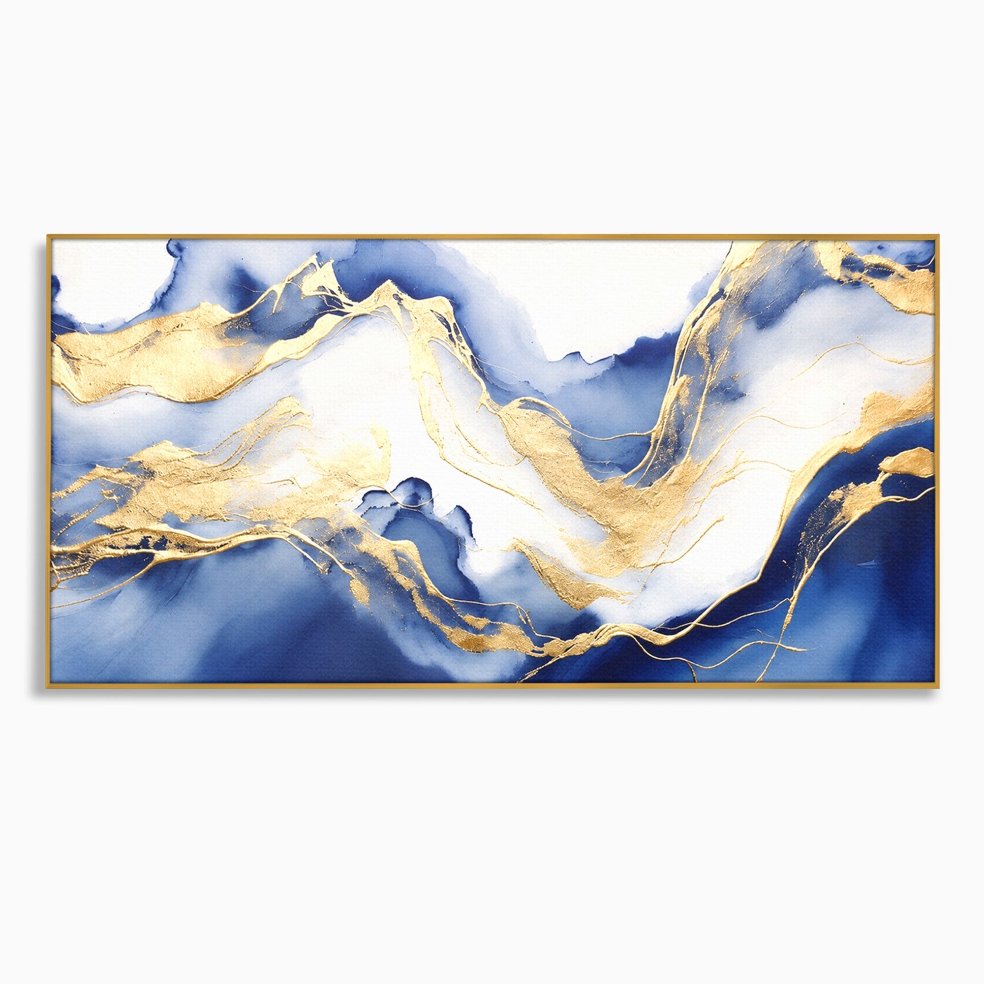 Tablou Canvas Premium LuxCanva® C1323, Valuri Abstracte, Valuri, Abstract, Peisaj, Modern, Living, Birou, Culori Vibrante