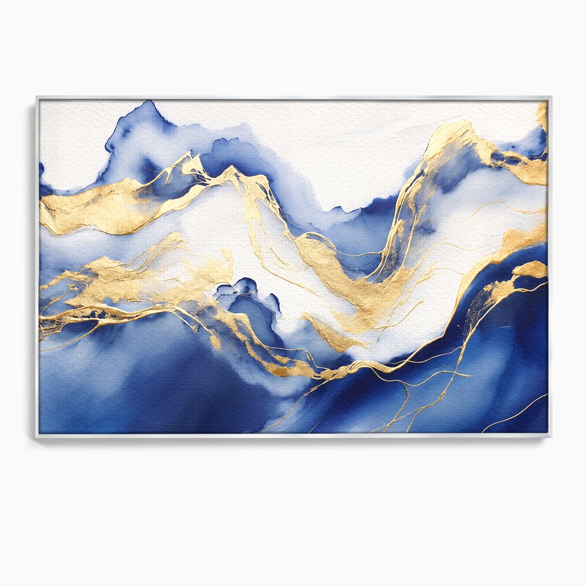Tablou Canvas Premium LuxCanva® C1323, Valuri Abstracte, Valuri, Abstract, Peisaj, Modern, Living, Birou, Culori Vibrante