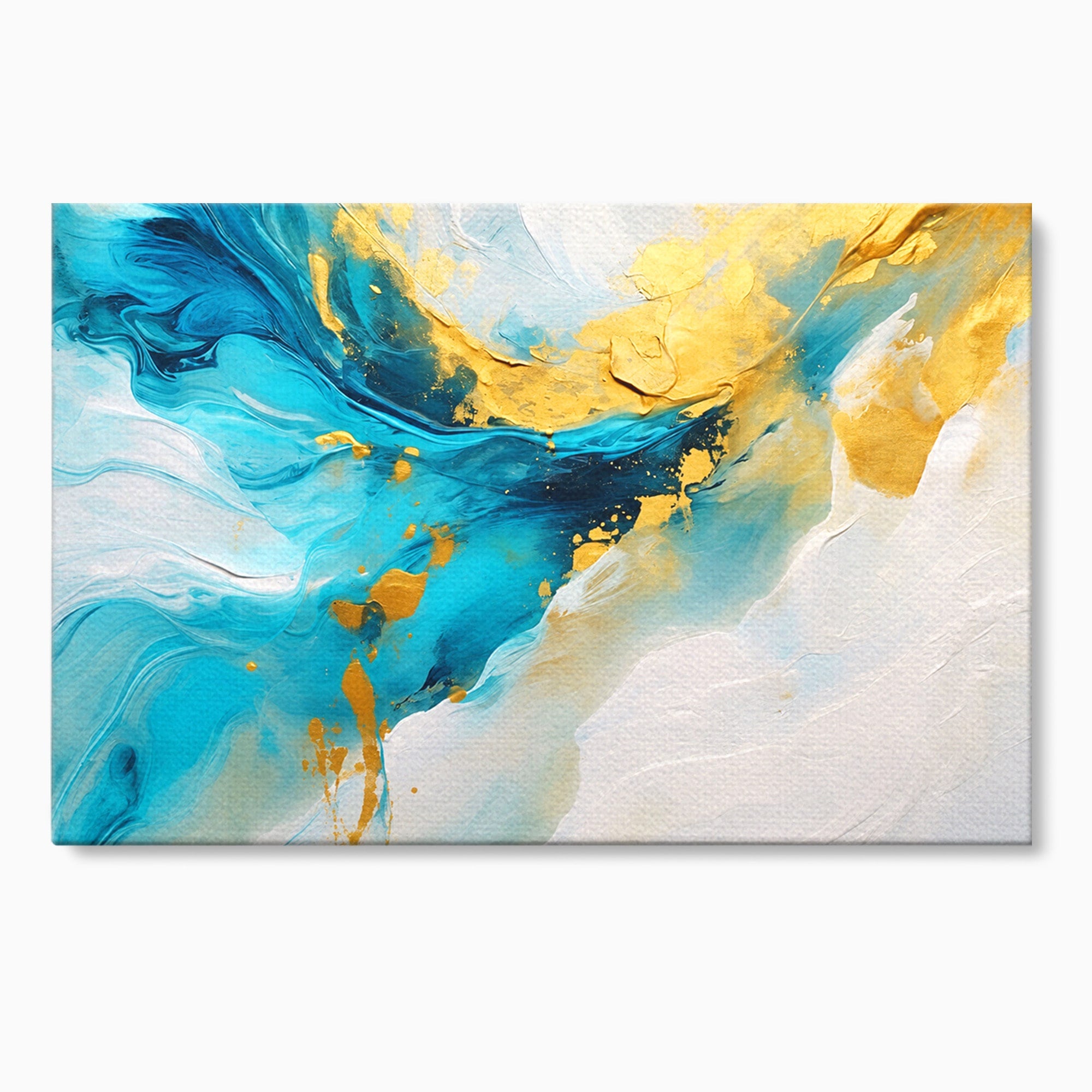 Tablou Canvas Premium LuxCanva® C1324, Valuri Abstracte, Abstract, Valuri, Arta Moderna, Living, Birou, Culori Vibrante