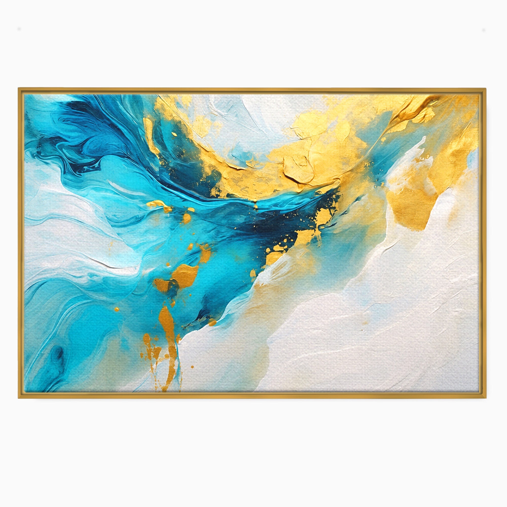 Tablou Canvas Premium LuxCanva® C1324, Valuri Abstracte, Abstract, Valuri, Arta Moderna, Living, Birou, Culori Vibrante
