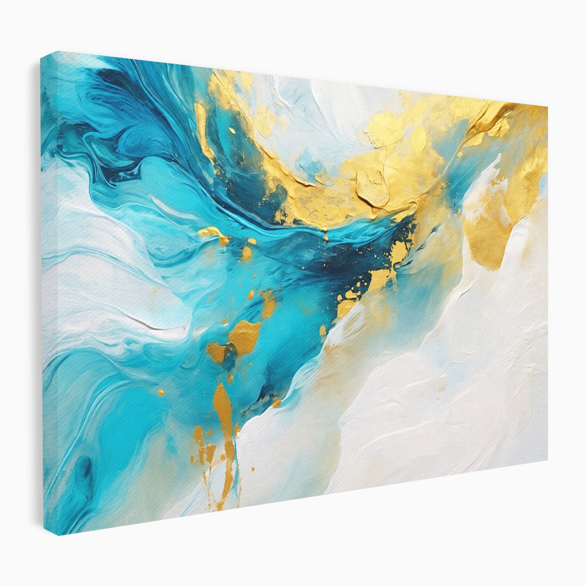 Tablou Canvas Premium LuxCanva® C1324, Valuri Abstracte, Abstract, Valuri, Arta Moderna, Living, Birou, Culori Vibrante