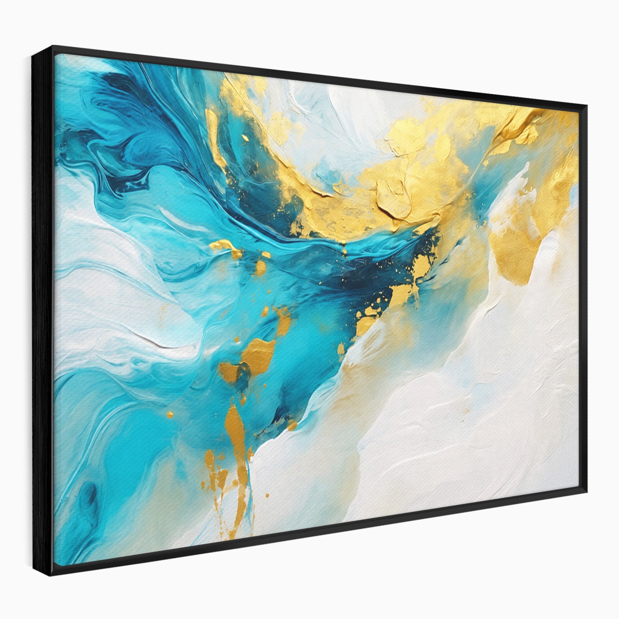 Tablou Canvas Premium LuxCanva® C1324, Valuri Abstracte, Abstract, Valuri, Arta Moderna, Living, Birou, Culori Vibrante