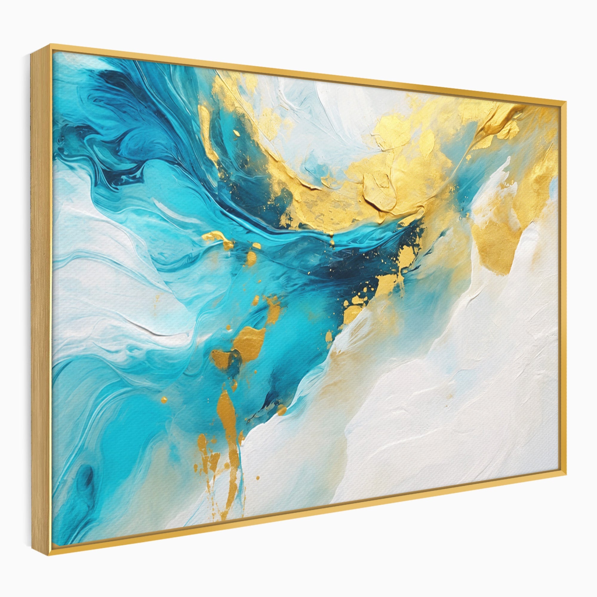 Tablou Canvas Premium LuxCanva® C1324, Valuri Abstracte, Abstract, Valuri, Arta Moderna, Living, Birou, Culori Vibrante