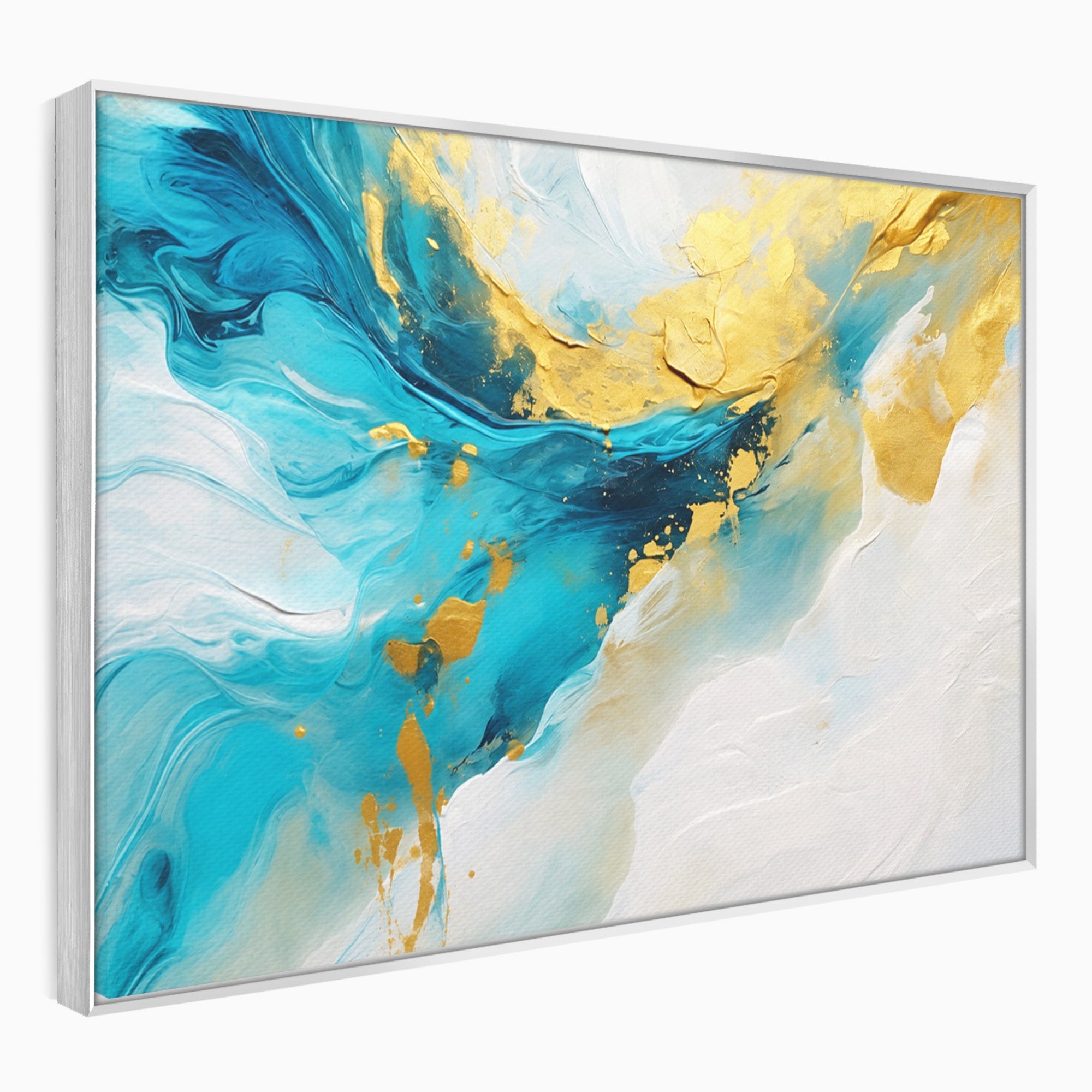 Tablou Canvas Premium LuxCanva® C1324, Valuri Abstracte, Abstract, Valuri, Arta Moderna, Living, Birou, Culori Vibrante