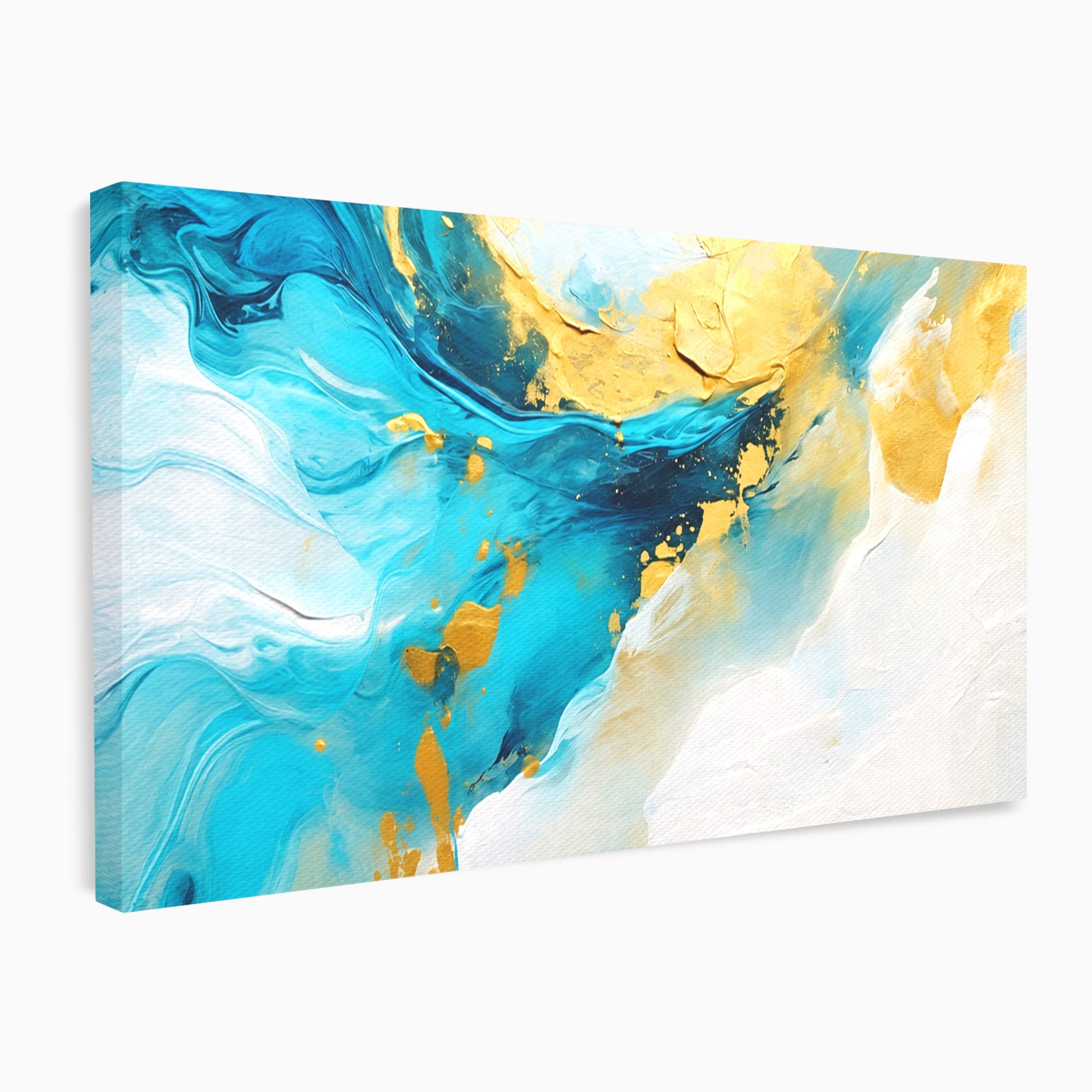 Tablou Canvas Premium LuxCanva® C1324, Valuri Abstracte, Abstract, Valuri, Arta Moderna, Living, Birou, Culori Vibrante