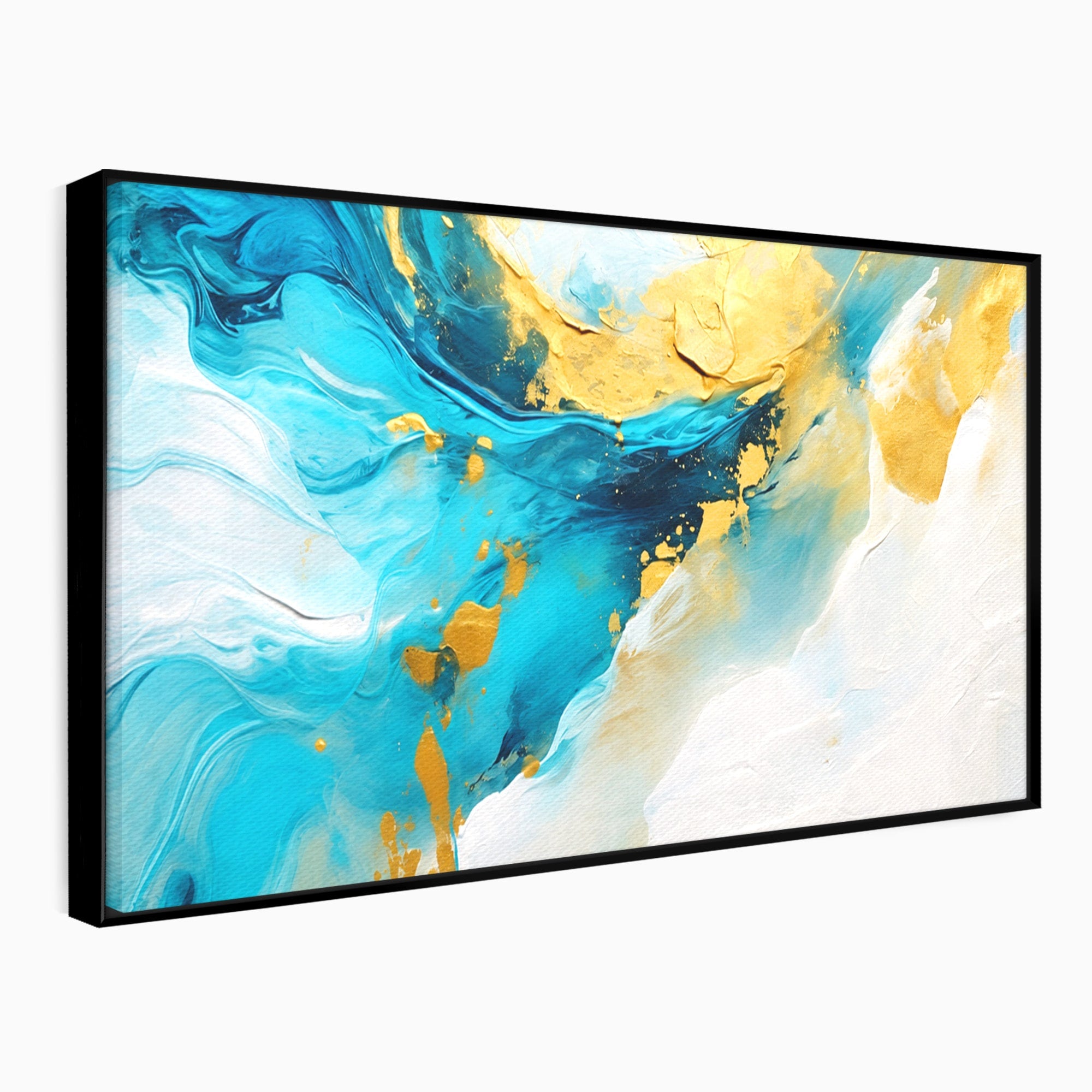 Tablou Canvas Premium LuxCanva® C1324, Valuri Abstracte, Abstract, Valuri, Arta Moderna, Living, Birou, Culori Vibrante