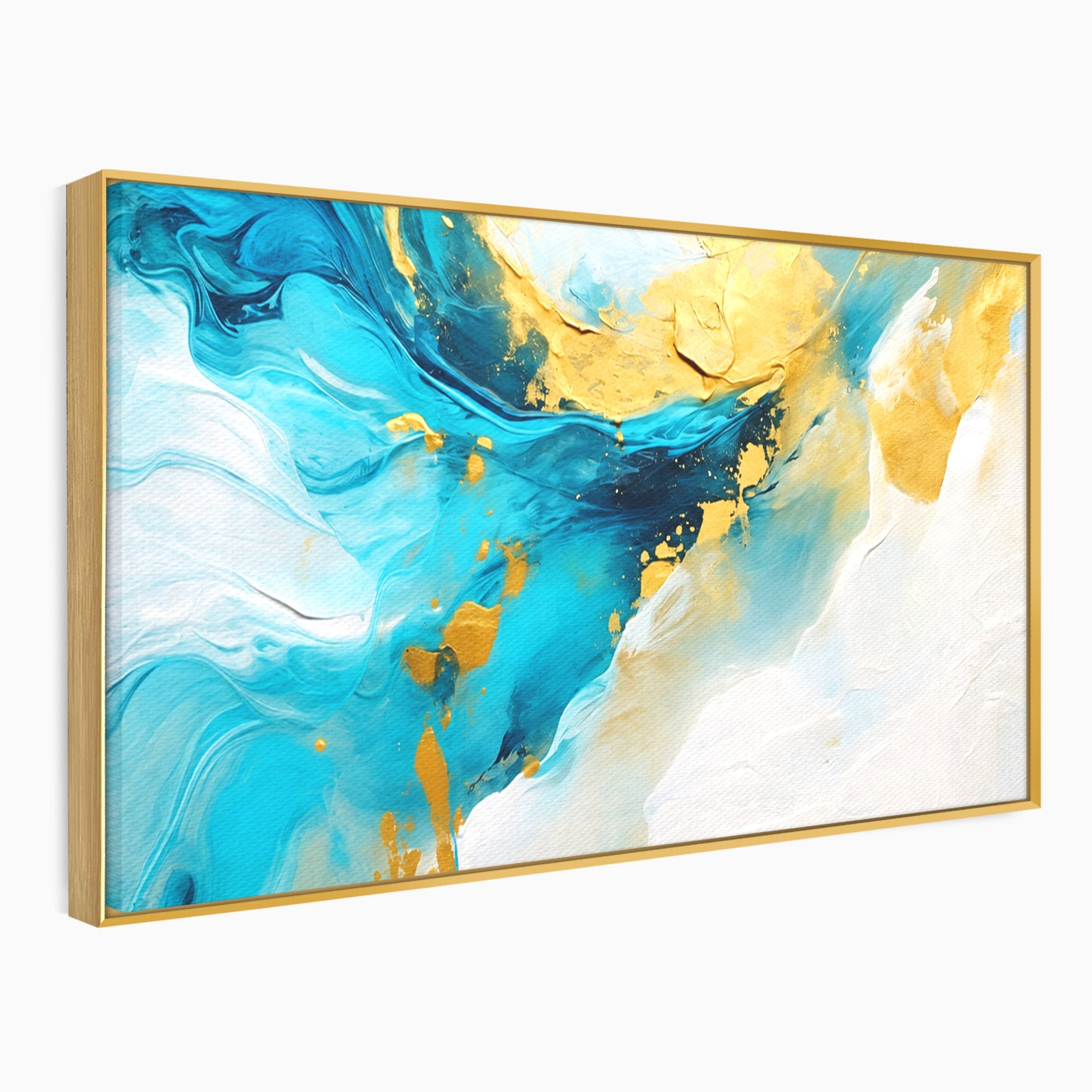 Tablou Canvas Premium LuxCanva® C1324, Valuri Abstracte, Abstract, Valuri, Arta Moderna, Living, Birou, Culori Vibrante