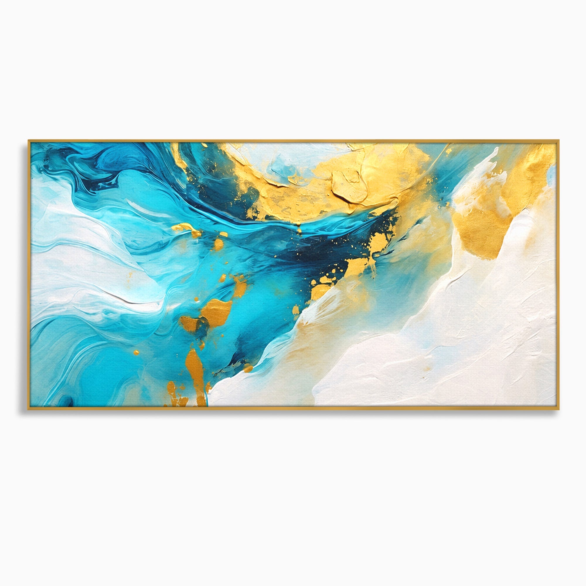 Tablou Canvas Premium LuxCanva® C1324, Valuri Abstracte, Abstract, Valuri, Arta Moderna, Living, Birou, Culori Vibrante