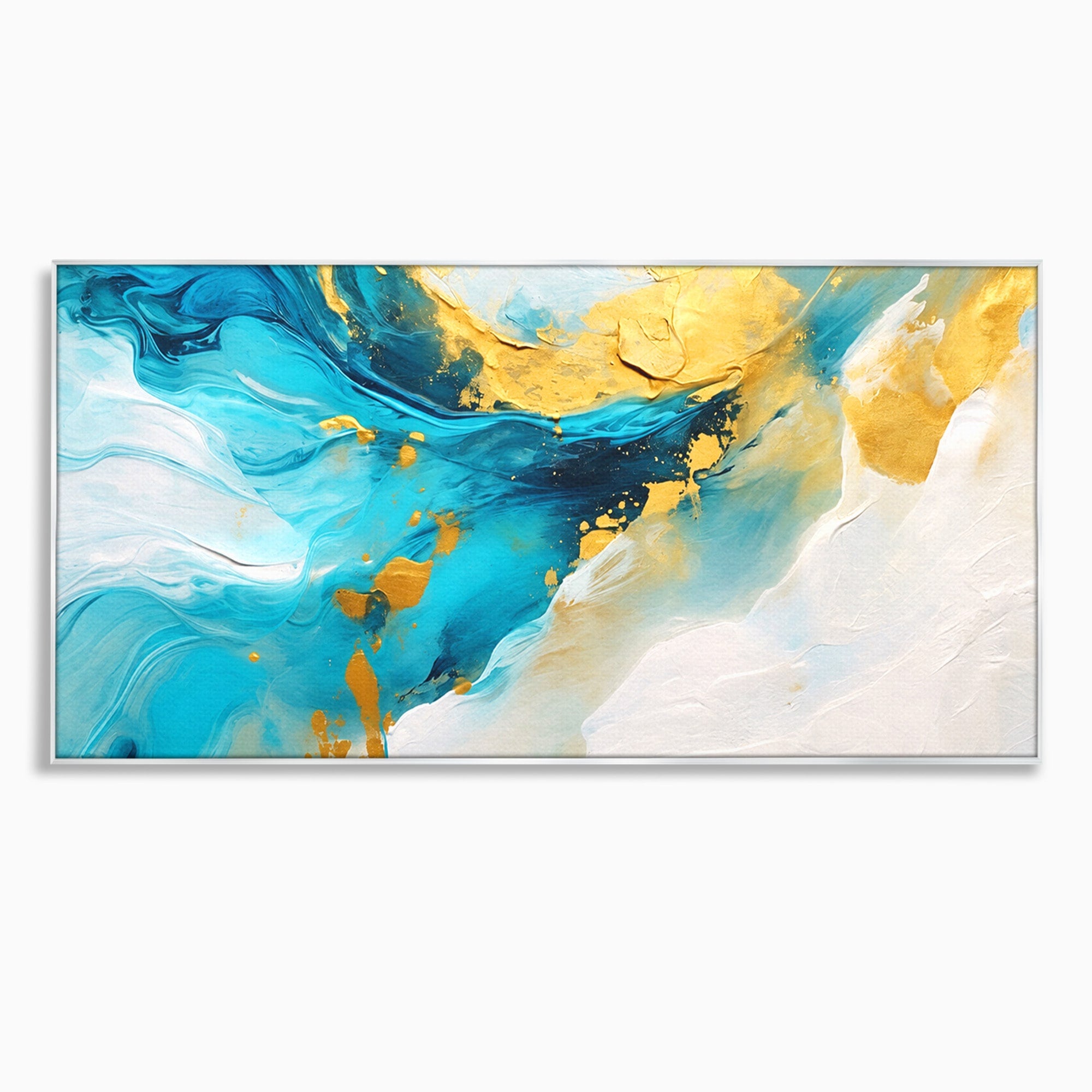 Tablou Canvas Premium LuxCanva® C1324, Valuri Abstracte, Abstract, Valuri, Arta Moderna, Living, Birou, Culori Vibrante