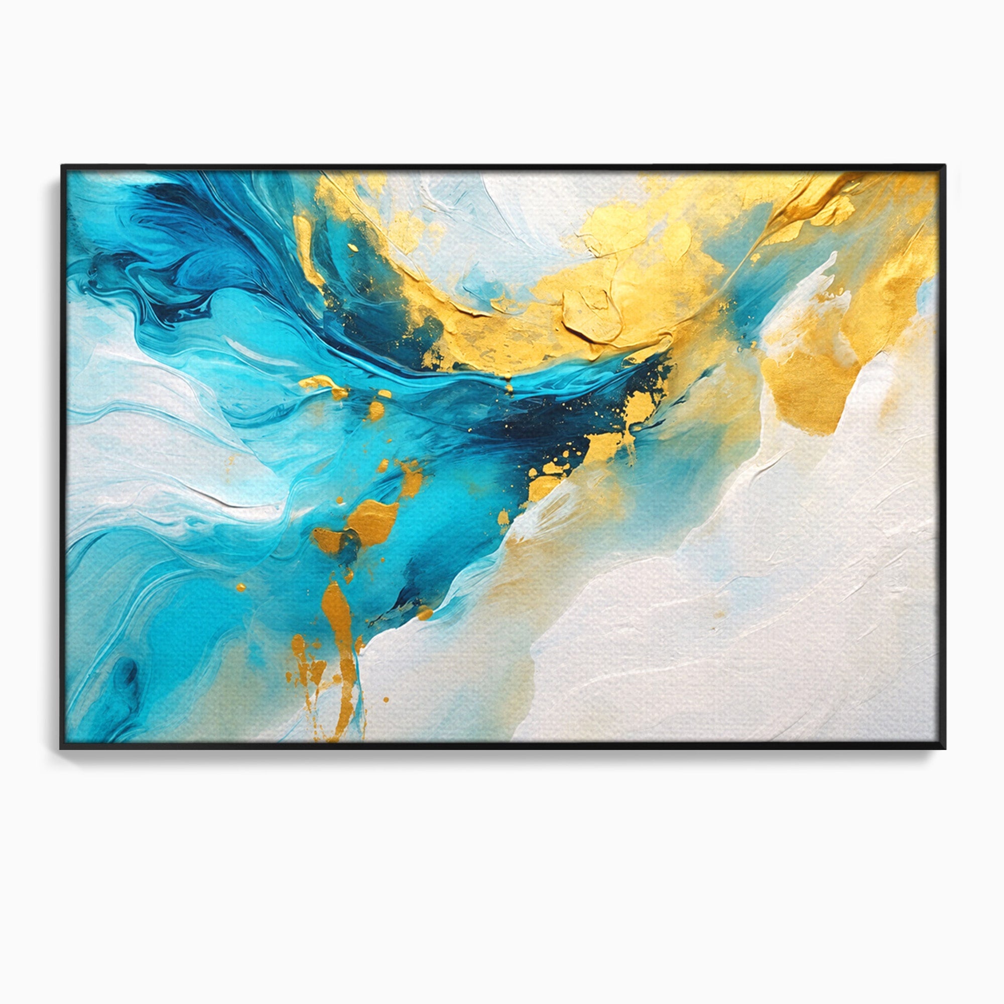 Tablou Canvas Premium LuxCanva® C1324, Valuri Abstracte, Abstract, Valuri, Arta Moderna, Living, Birou, Culori Vibrante
