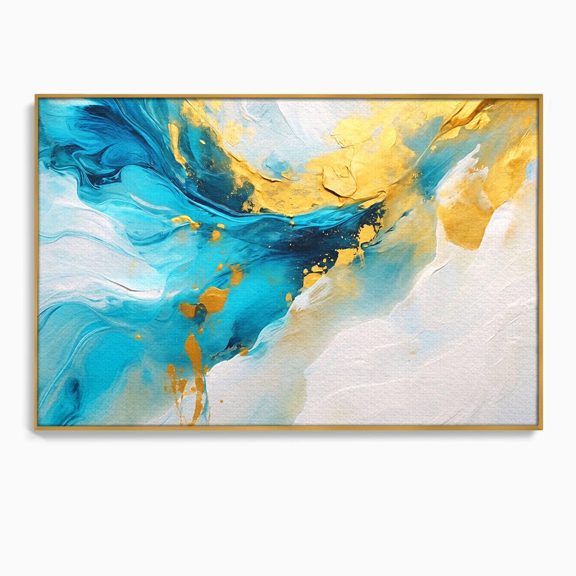 Tablou Canvas Premium LuxCanva® C1324, Valuri Abstracte, Abstract, Valuri, Arta Moderna, Living, Birou, Culori Vibrante