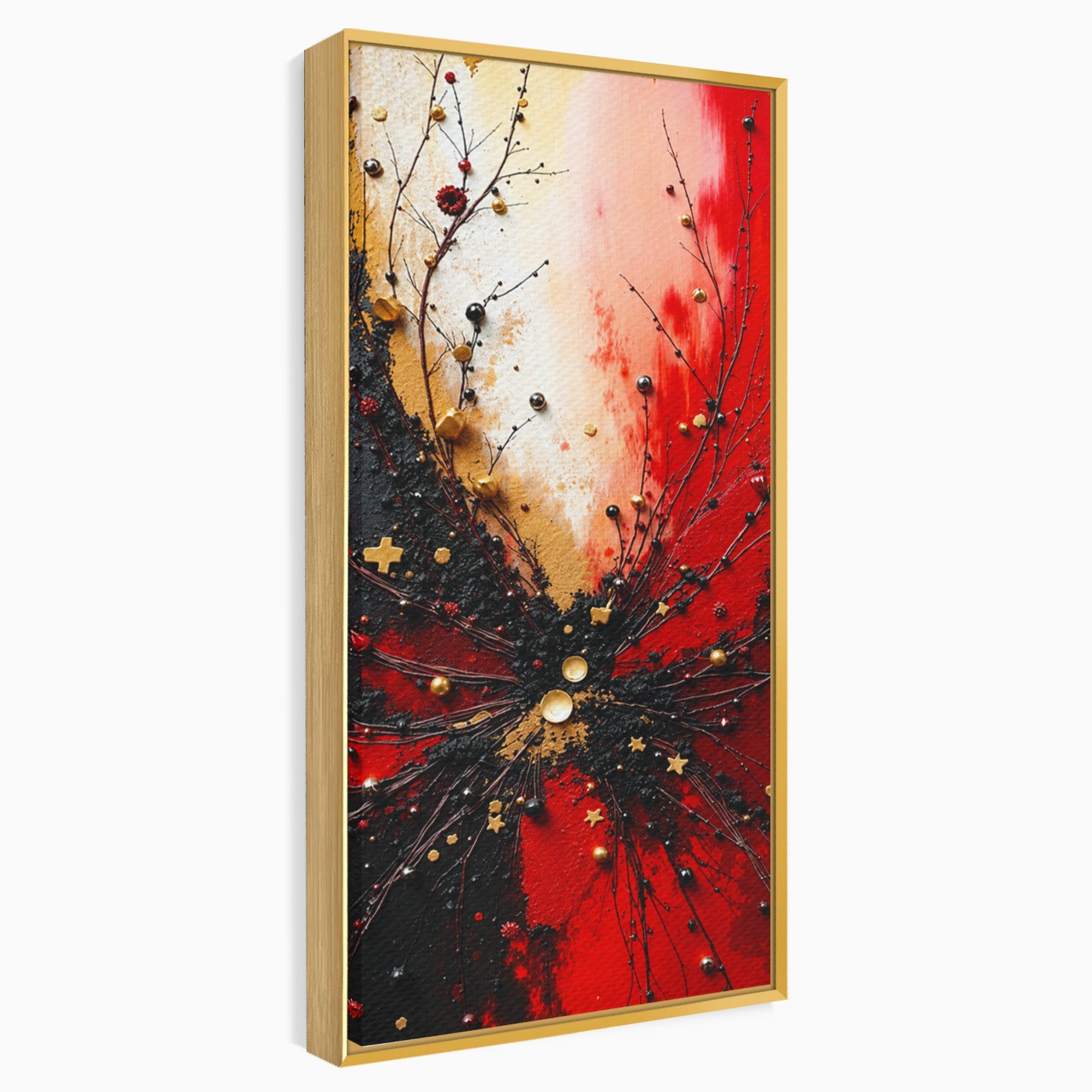 Tablou Canvas Premium LuxCanva® C1326, Explozie Abstracta, Abstract, Arta Contemporana, Explozie, Dynamic, Living, Culori Vibrante
