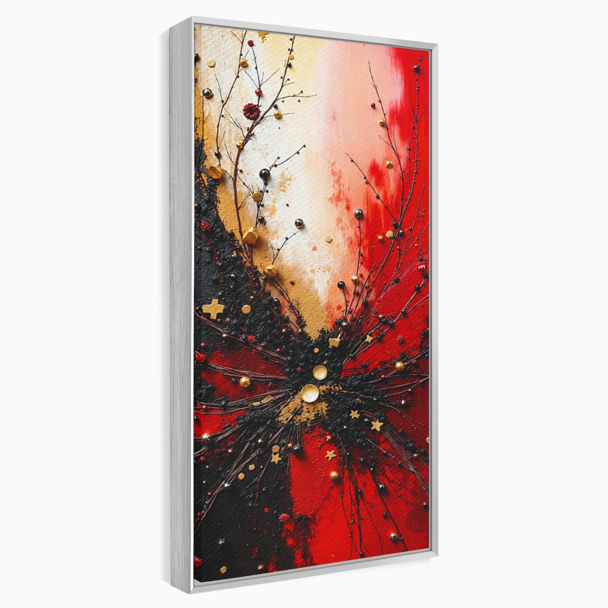 Tablou Canvas Premium LuxCanva® C1326, Explozie Abstracta, Abstract, Arta Contemporana, Explozie, Dynamic, Living, Culori Vibrante