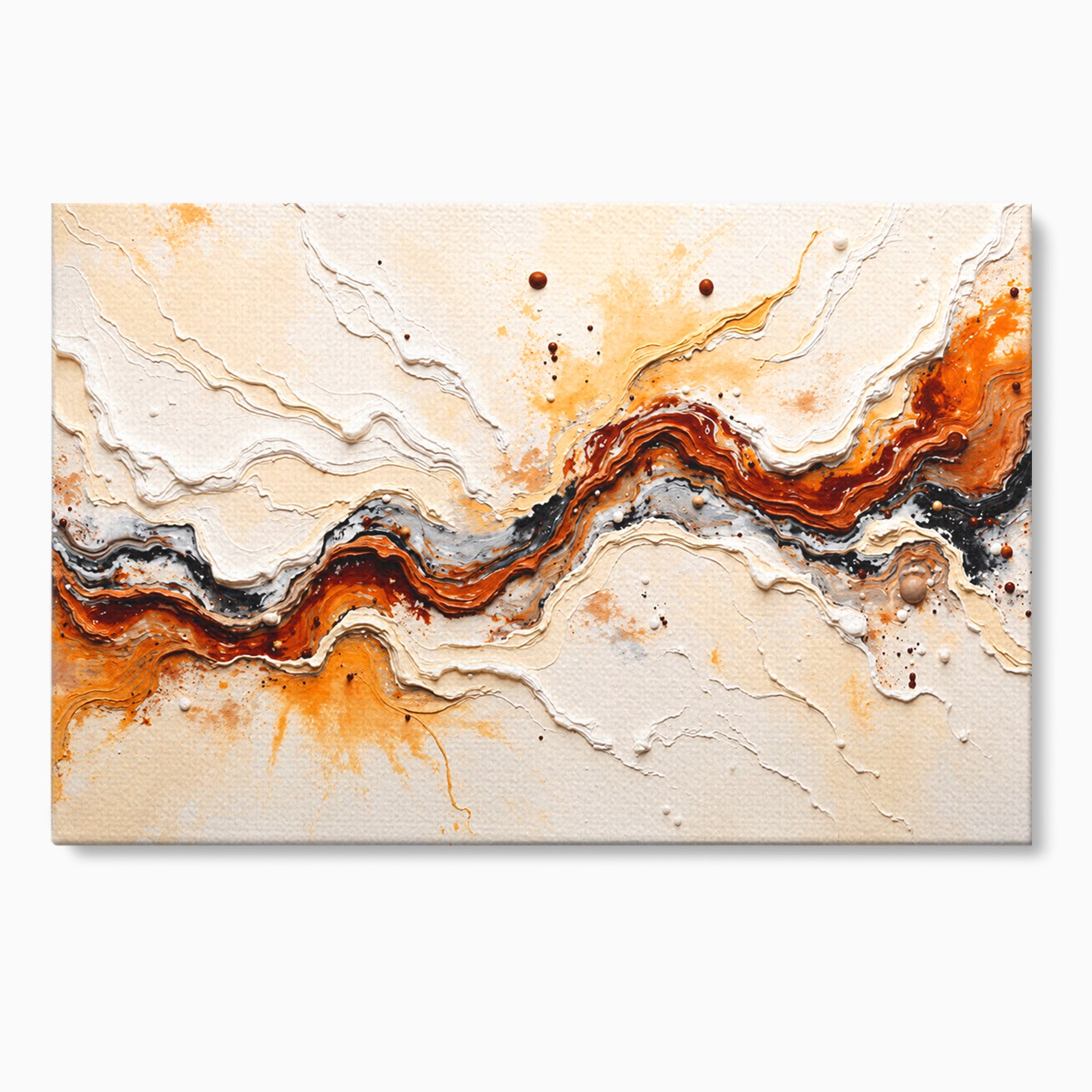 Tablou Canvas Premium LuxCanva® C1327, Flux Abstract, Abstract, Textura, Arta Moderna, Living, Dormitor, Culori Vibrante