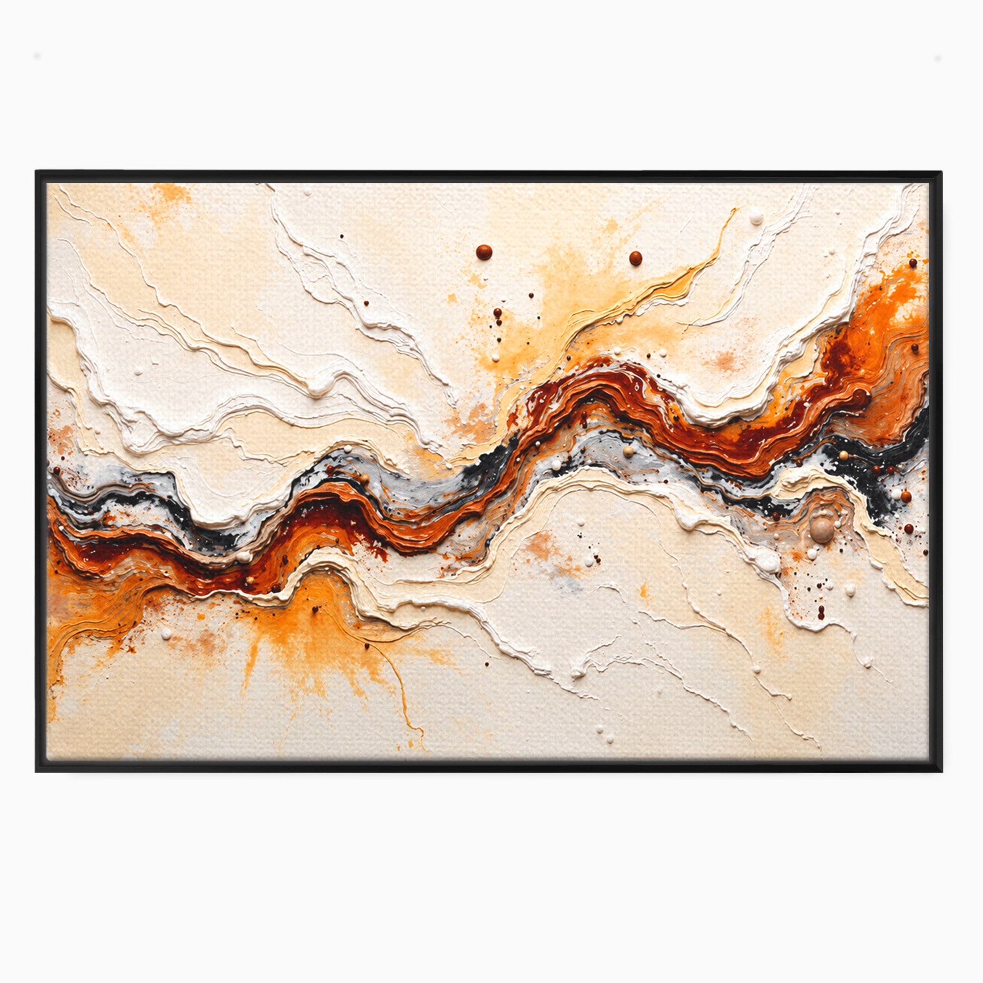 Tablou Canvas Premium LuxCanva® C1327, Flux Abstract, Abstract, Textura, Arta Moderna, Living, Dormitor, Culori Vibrante