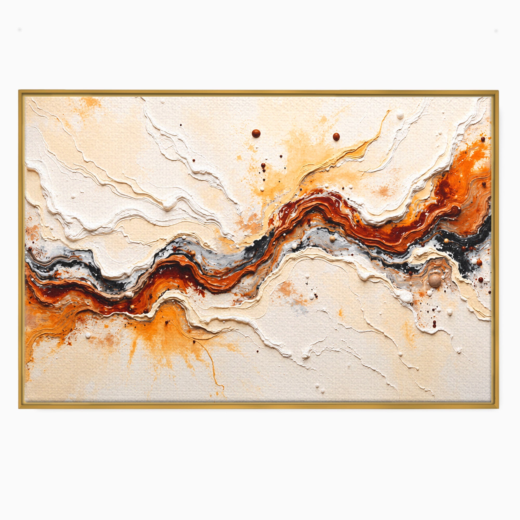 Tablou Canvas Premium LuxCanva® C1327, Flux Abstract, Abstract, Textura, Arta Moderna, Living, Dormitor, Culori Vibrante