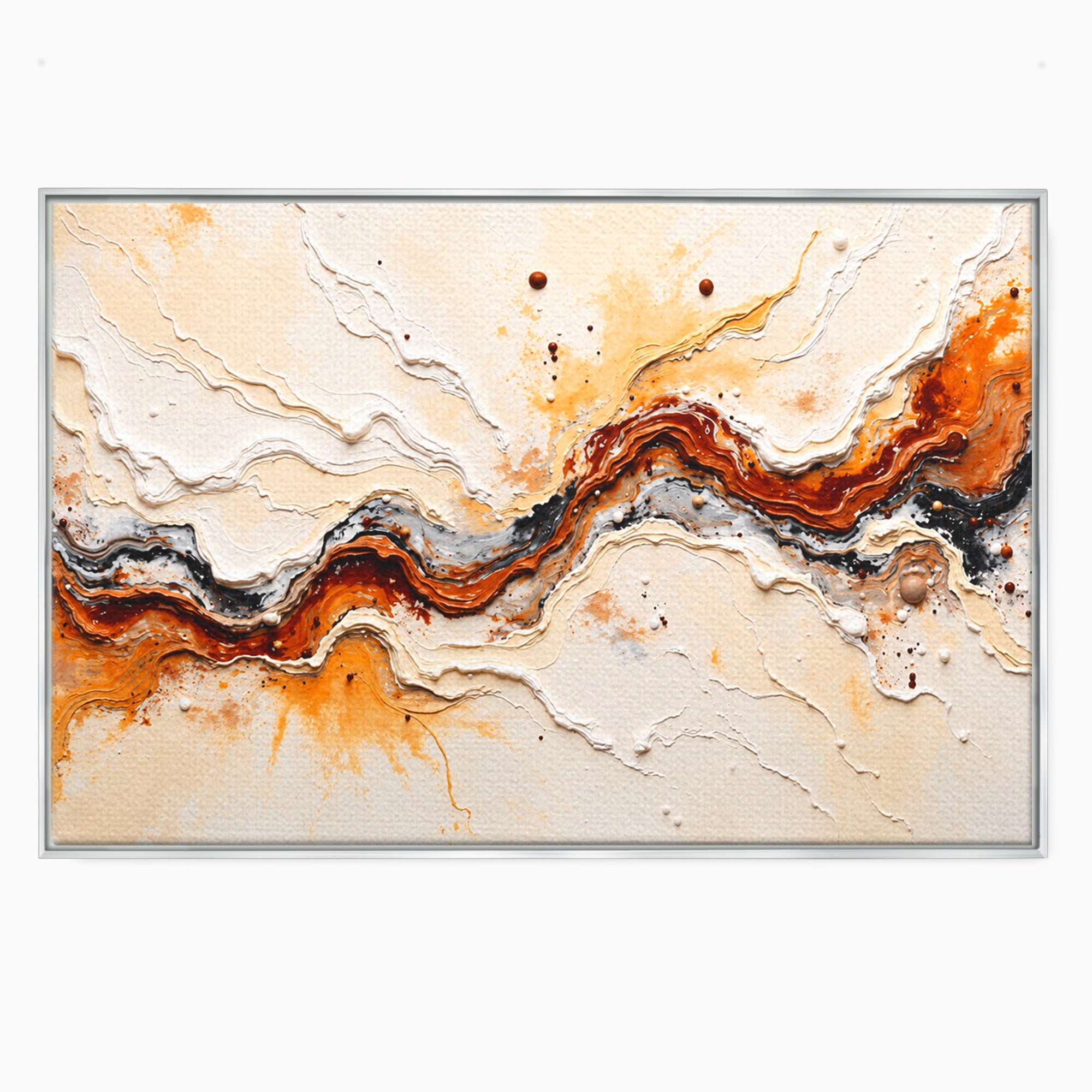 Tablou Canvas Premium LuxCanva® C1327, Flux Abstract, Abstract, Textura, Arta Moderna, Living, Dormitor, Culori Vibrante
