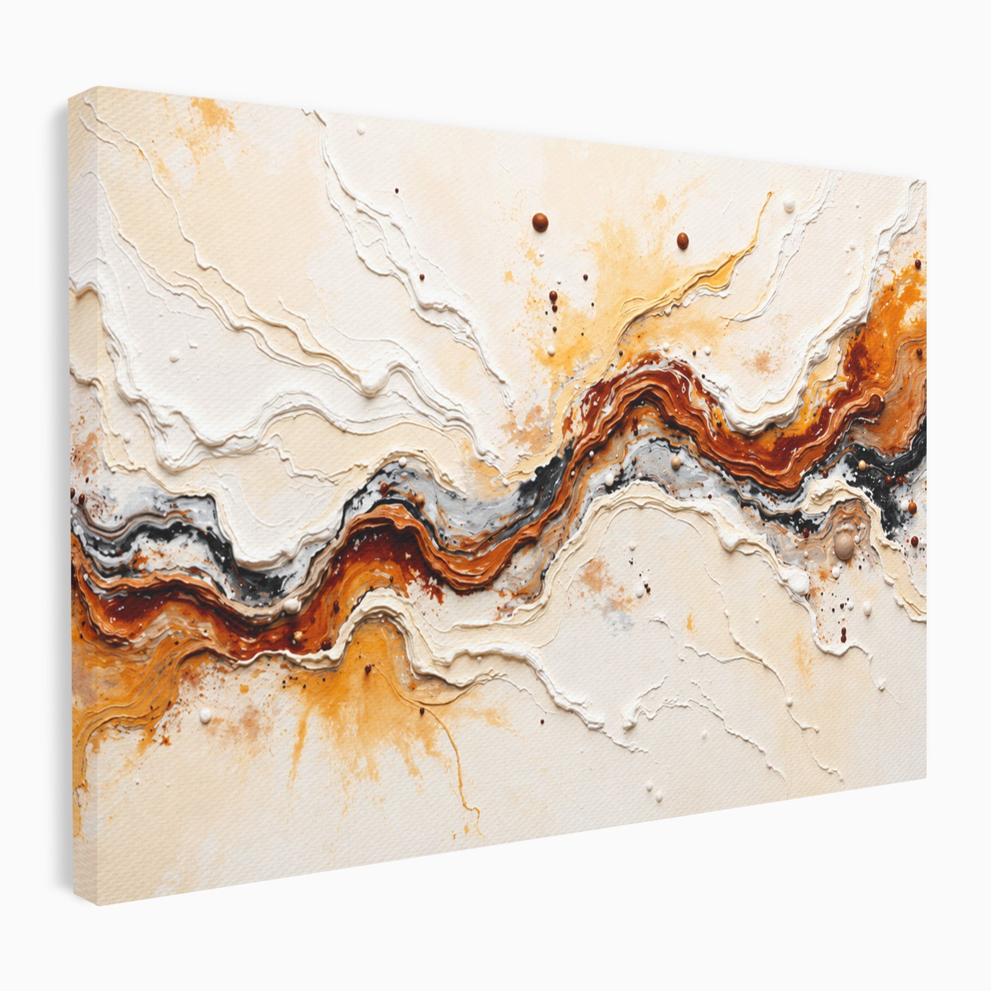 Tablou Canvas Premium LuxCanva® C1327, Flux Abstract, Abstract, Textura, Arta Moderna, Living, Dormitor, Culori Vibrante