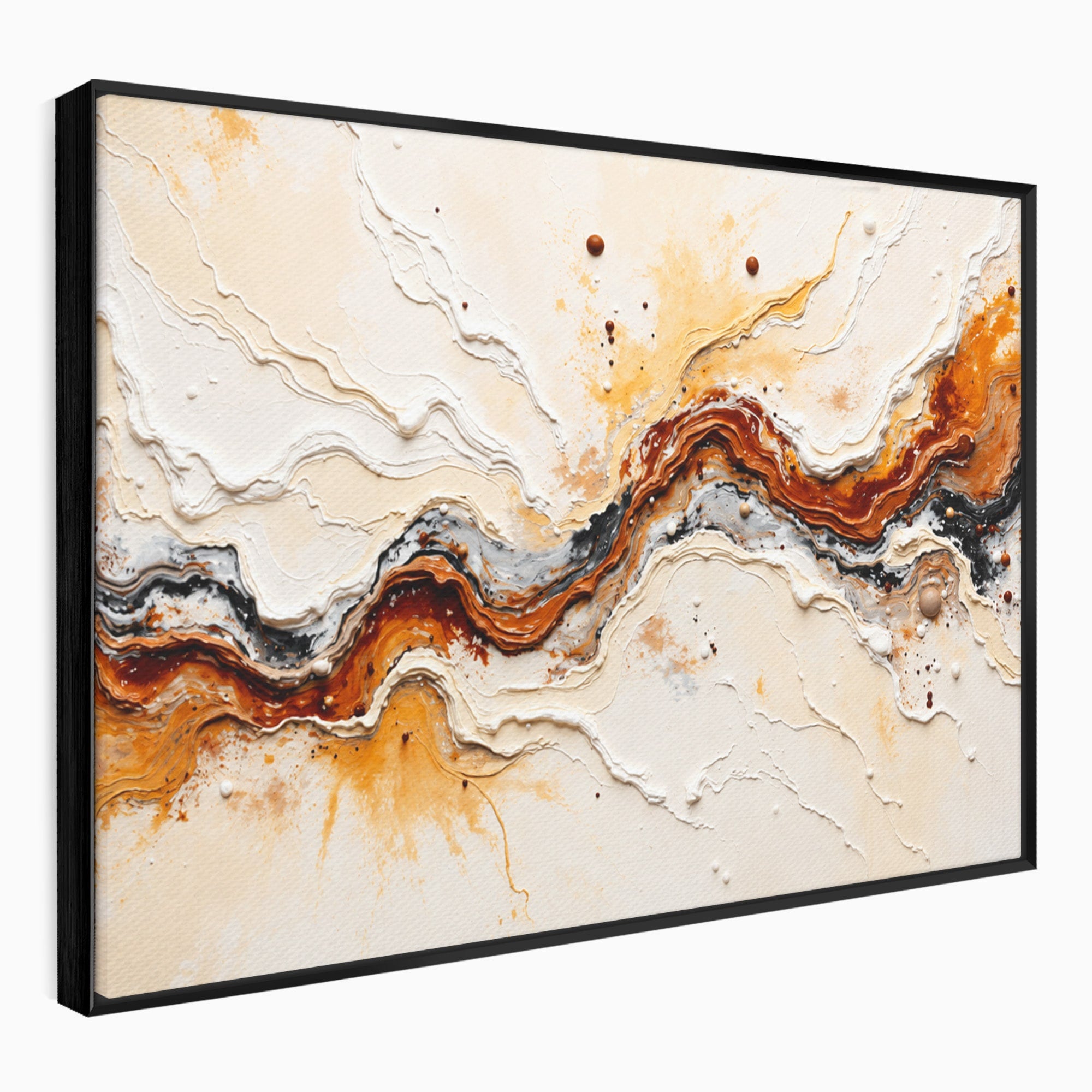 Tablou Canvas Premium LuxCanva® C1327, Flux Abstract, Abstract, Textura, Arta Moderna, Living, Dormitor, Culori Vibrante