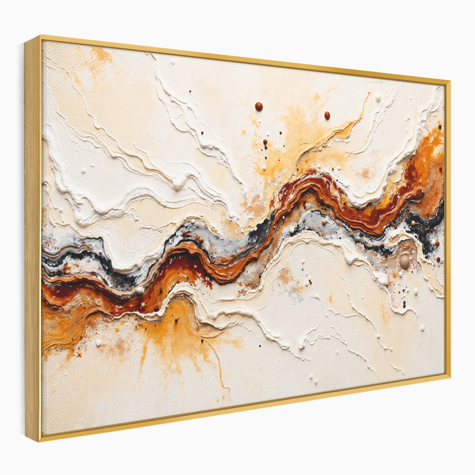 Tablou Canvas Premium LuxCanva® C1327, Flux Abstract, Abstract, Textura, Arta Moderna, Living, Dormitor, Culori Vibrante