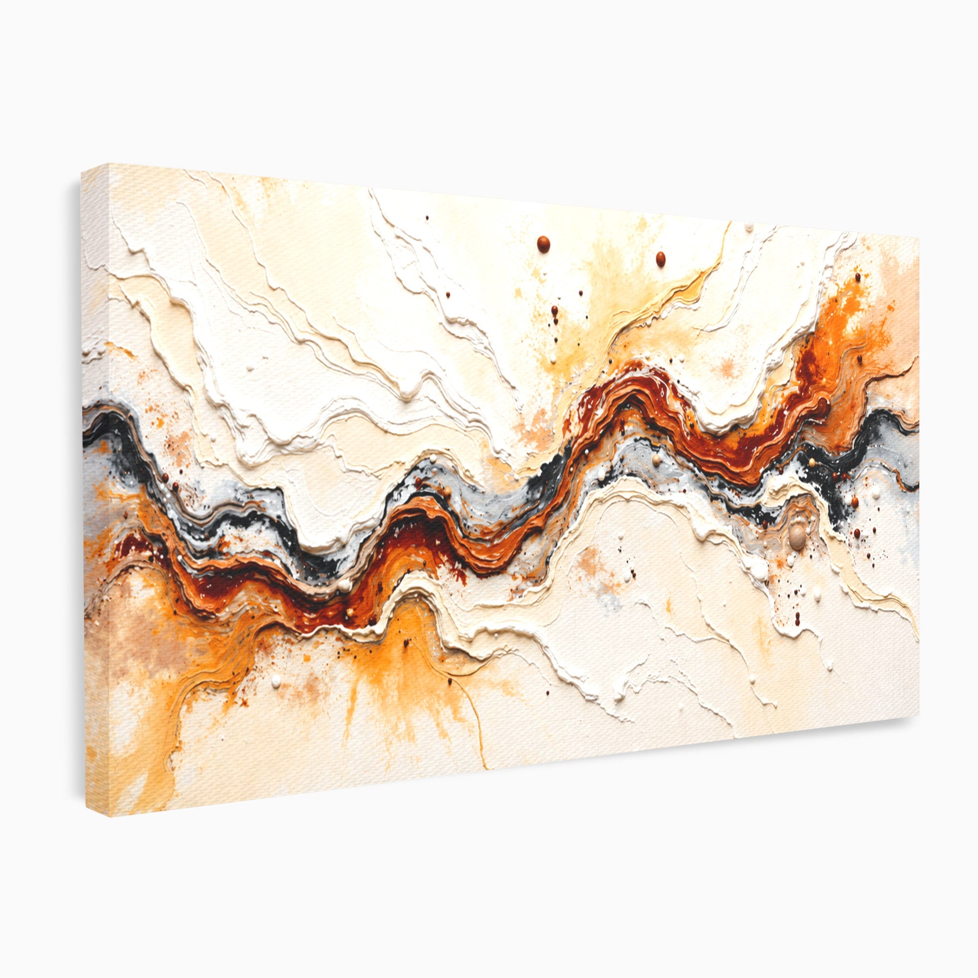 Tablou Canvas Premium LuxCanva® C1327, Flux Abstract, Abstract, Textura, Arta Moderna, Living, Dormitor, Culori Vibrante