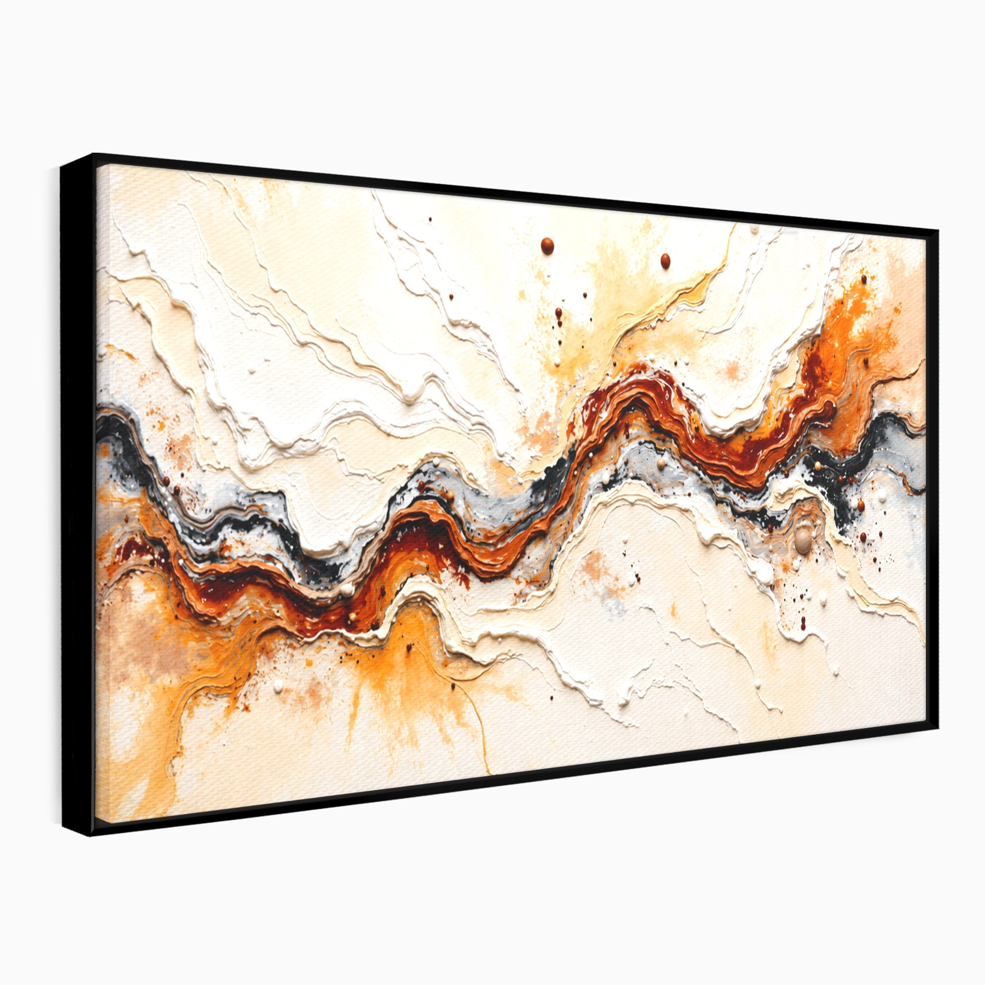 Tablou Canvas Premium LuxCanva® C1327, Flux Abstract, Abstract, Textura, Arta Moderna, Living, Dormitor, Culori Vibrante