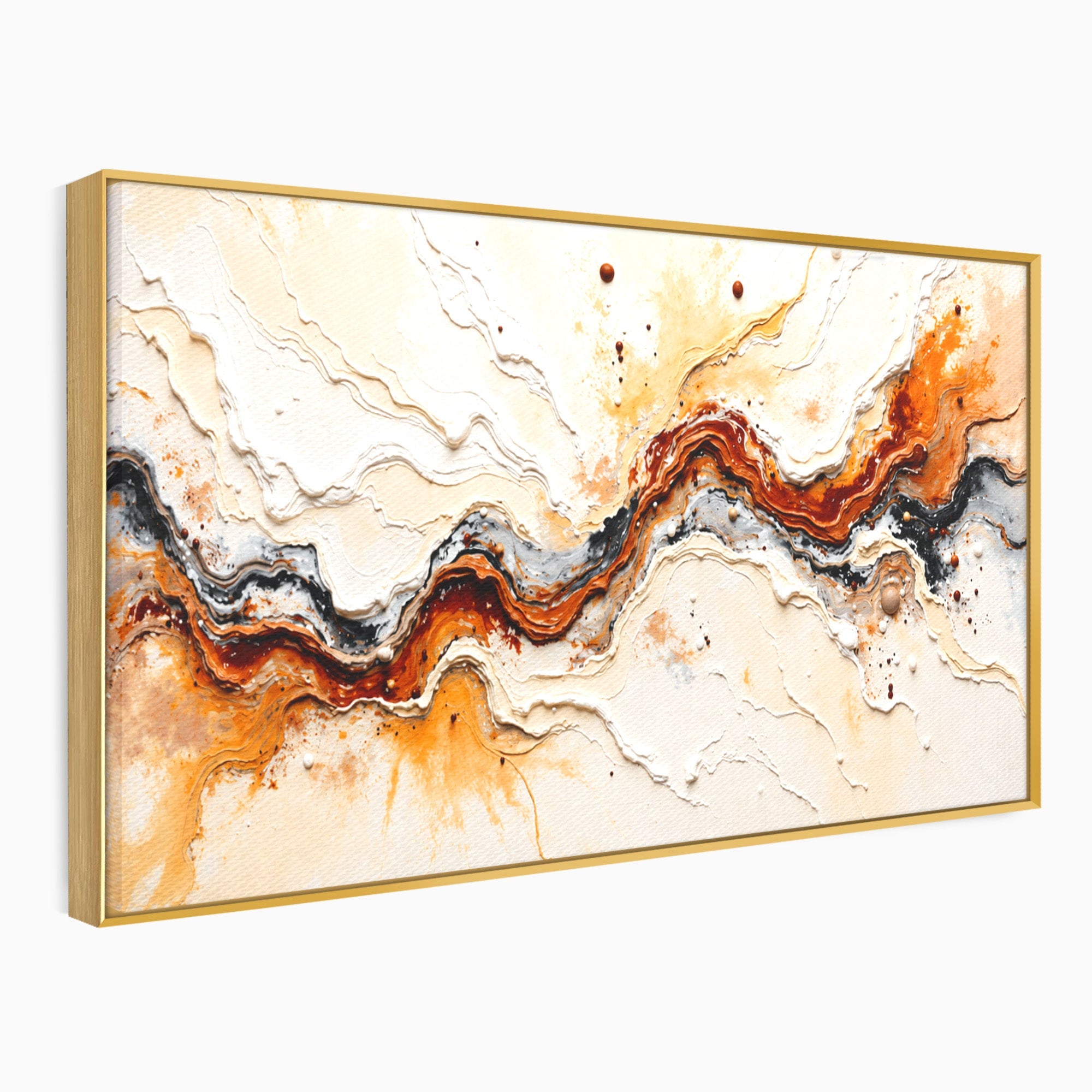 Tablou Canvas Premium LuxCanva® C1327, Flux Abstract, Abstract, Textura, Arta Moderna, Living, Dormitor, Culori Vibrante