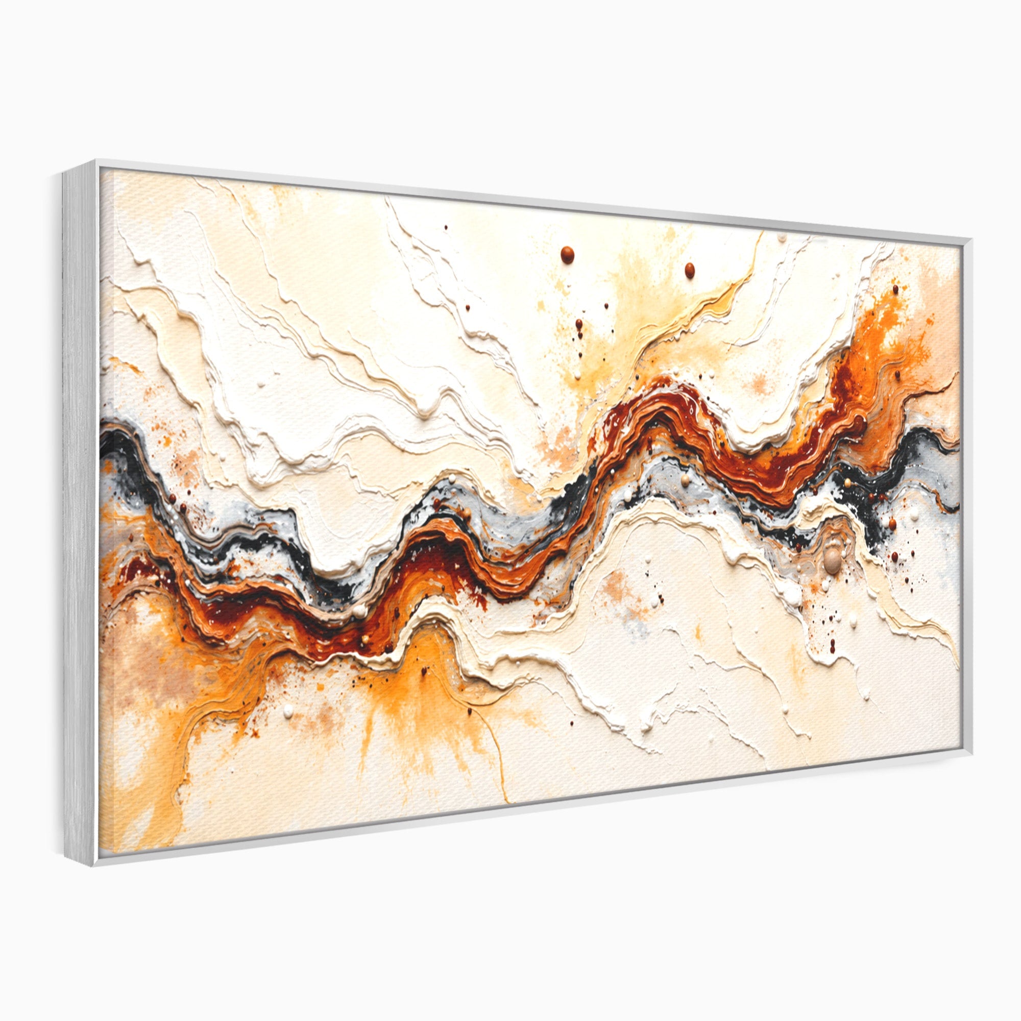 Tablou Canvas Premium LuxCanva® C1327, Flux Abstract, Abstract, Textura, Arta Moderna, Living, Dormitor, Culori Vibrante