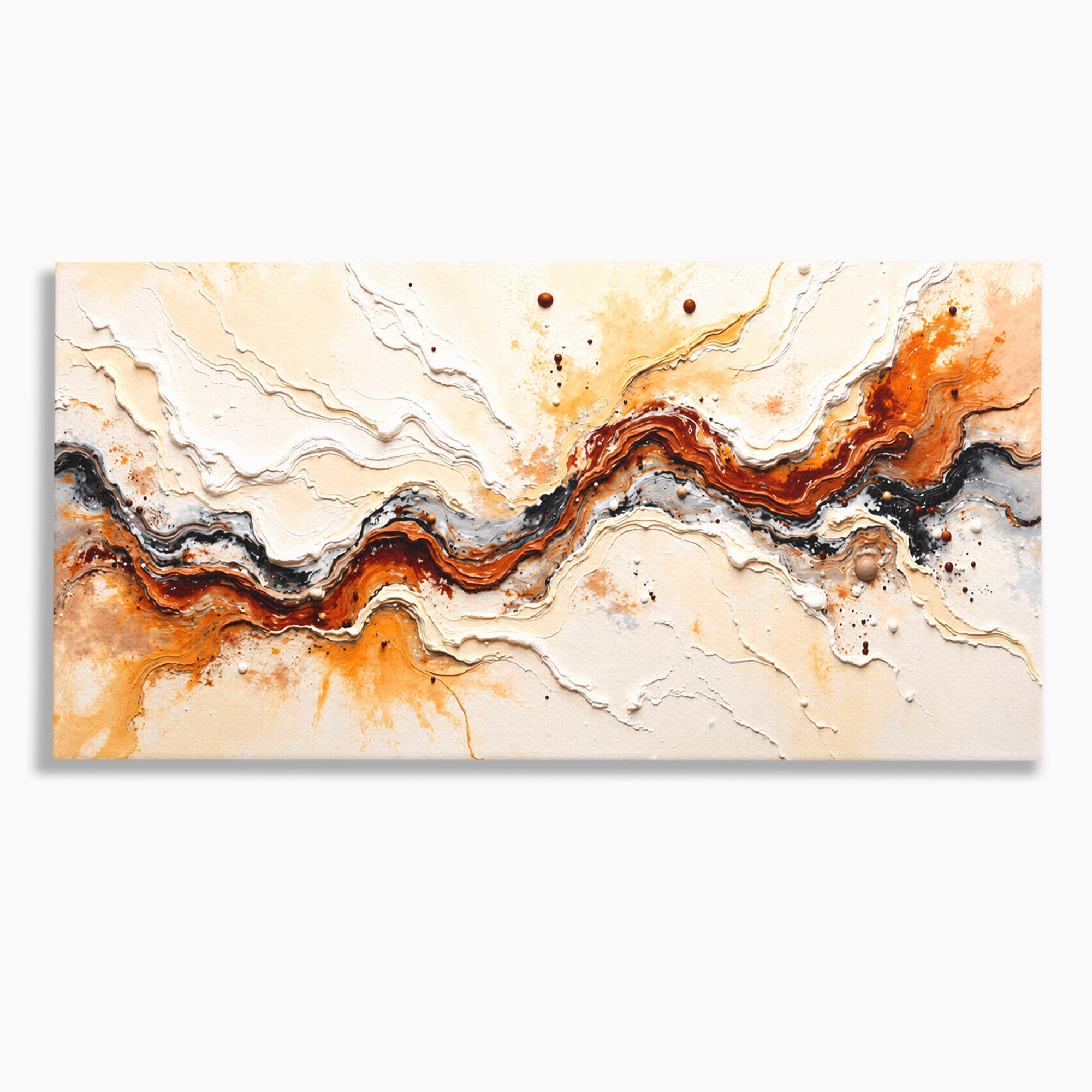 Tablou Canvas Premium LuxCanva® C1327, Flux Abstract, Abstract, Textura, Arta Moderna, Living, Dormitor, Culori Vibrante