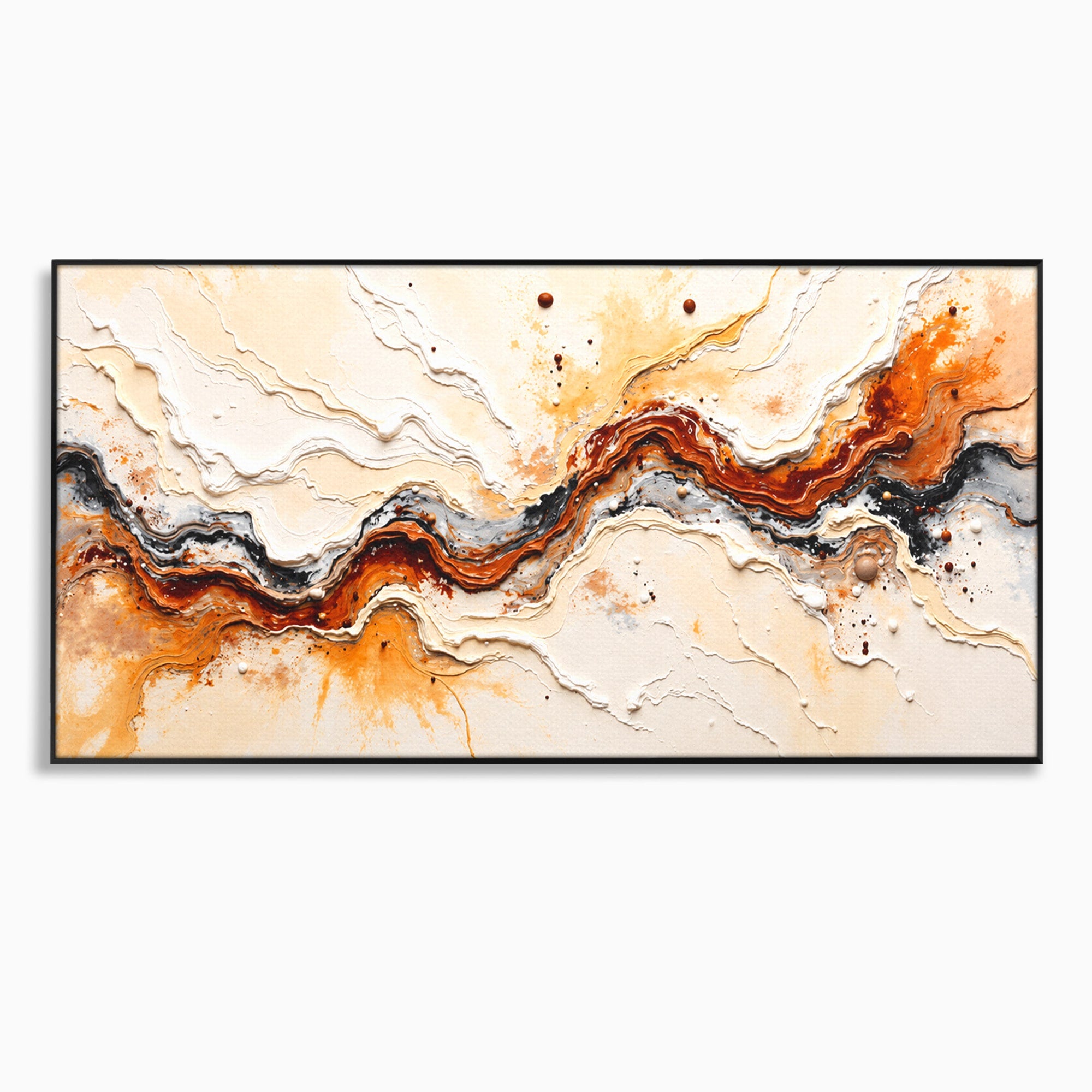 Tablou Canvas Premium LuxCanva® C1327, Flux Abstract, Abstract, Textura, Arta Moderna, Living, Dormitor, Culori Vibrante