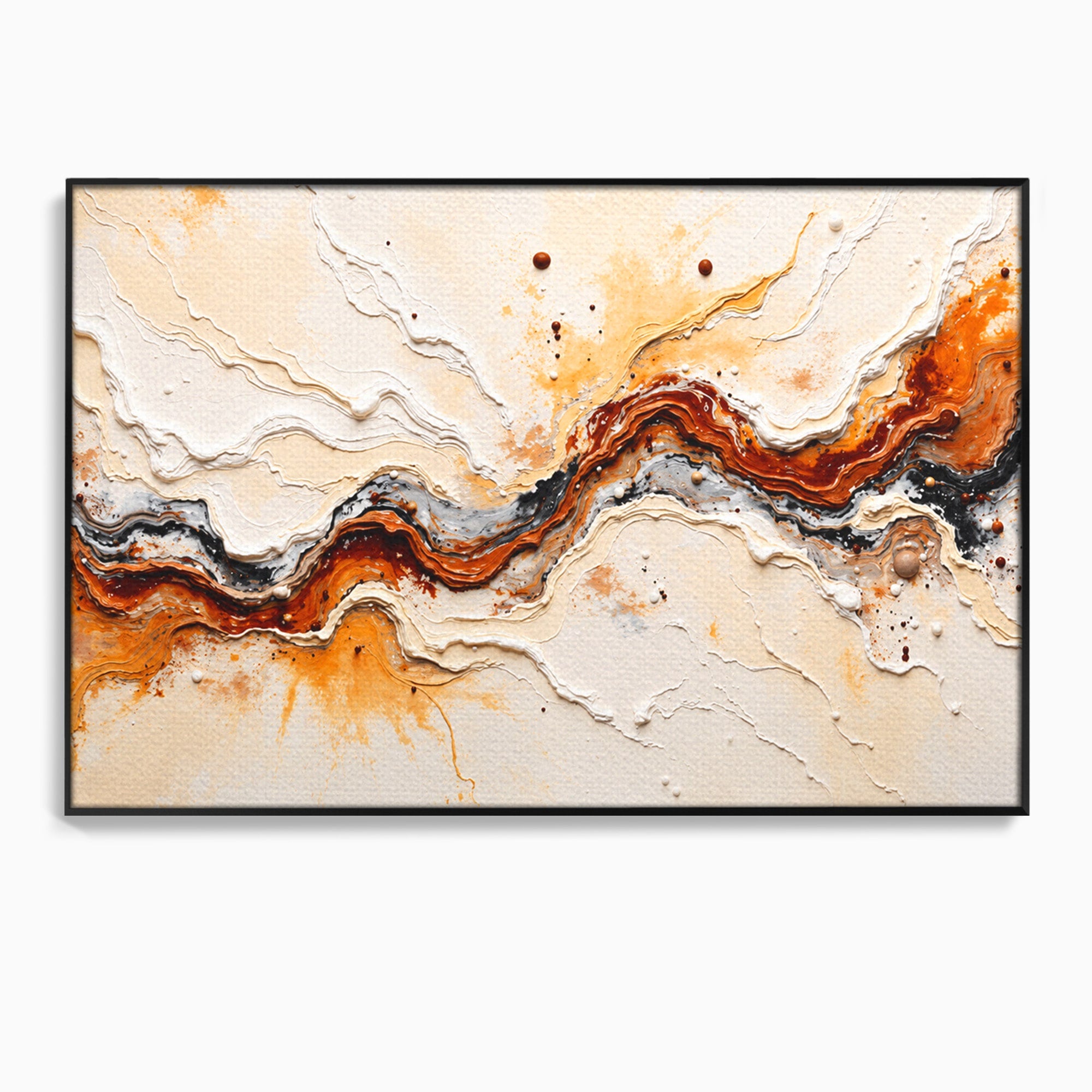 Tablou Canvas Premium LuxCanva® C1327, Flux Abstract, Abstract, Textura, Arta Moderna, Living, Dormitor, Culori Vibrante