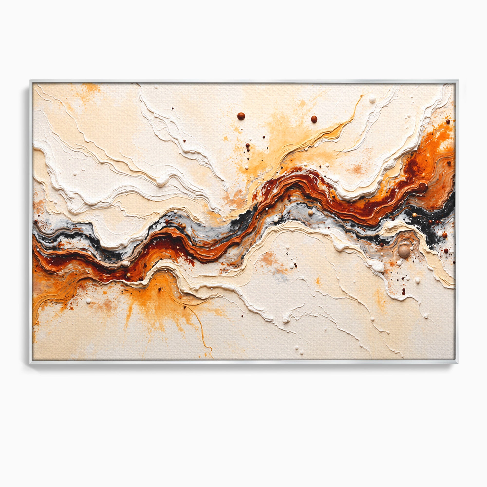 Tablou Canvas Premium LuxCanva® C1327, Flux Abstract, Abstract, Textura, Arta Moderna, Living, Dormitor, Culori Vibrante
