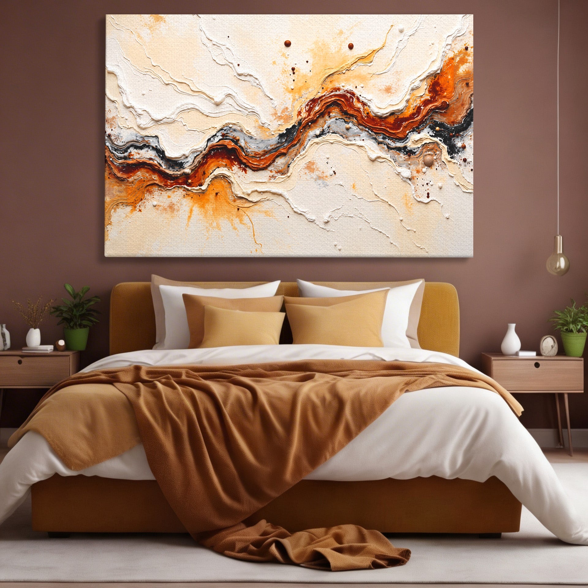 Tablou Canvas Premium LuxCanva® C1327, Flux Abstract, Abstract, Textura, Arta Moderna, Living, Dormitor, Culori Vibrante