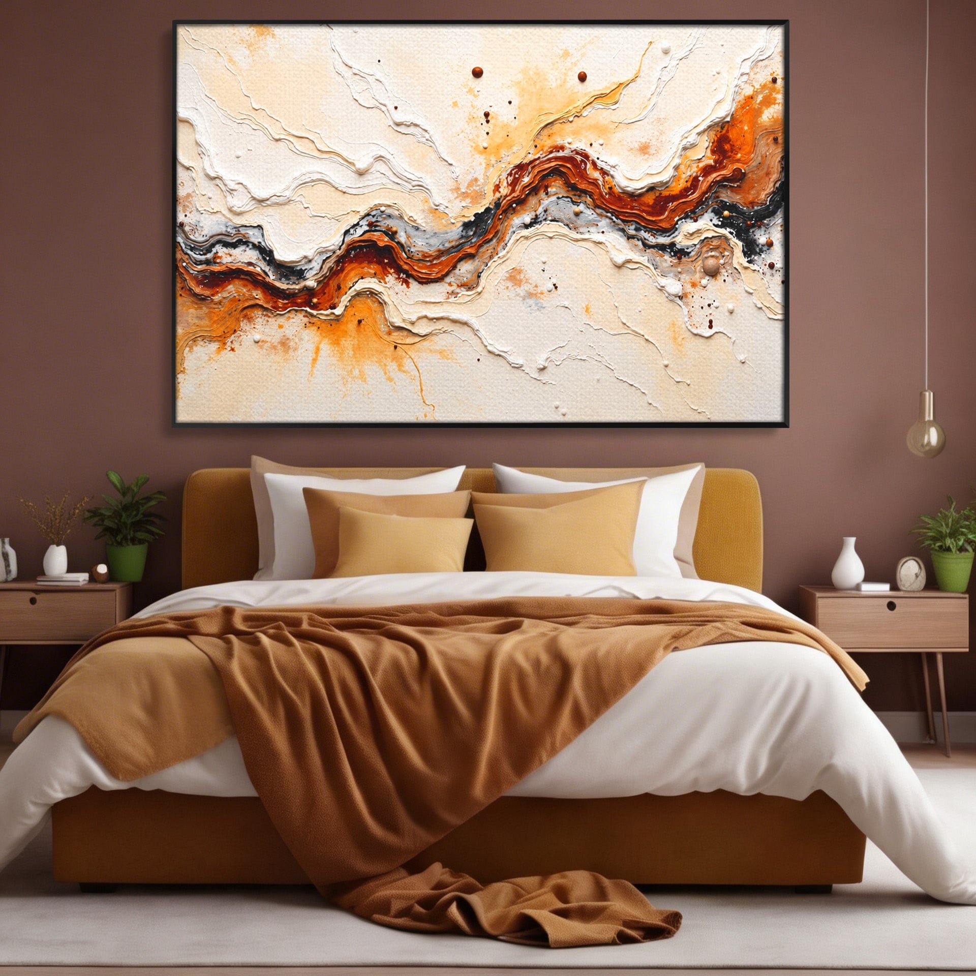 Tablou Canvas Premium LuxCanva® C1327, Flux Abstract, Abstract, Textura, Arta Moderna, Living, Dormitor, Culori Vibrante
