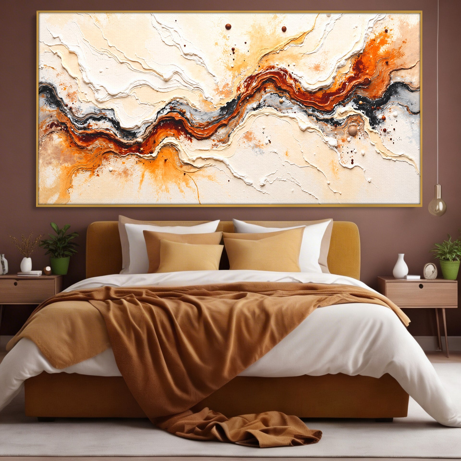 Tablou Canvas Premium LuxCanva® C1327, Flux Abstract, Abstract, Textura, Arta Moderna, Living, Dormitor, Culori Vibrante