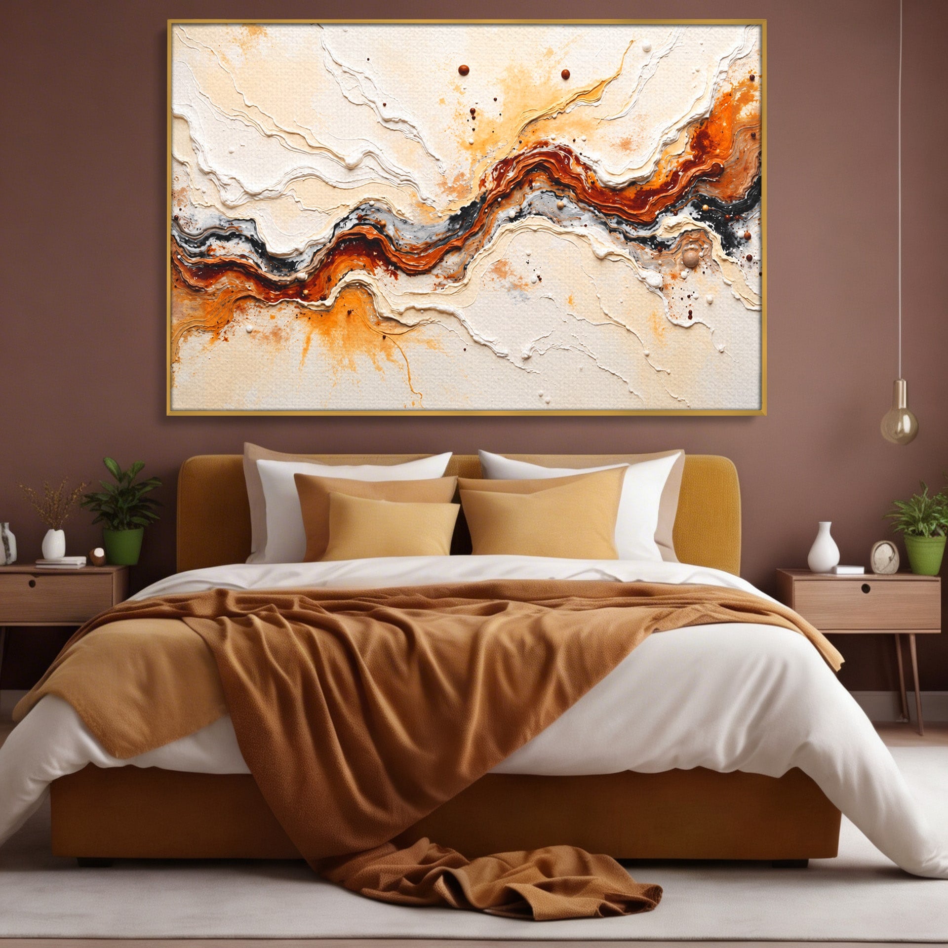 Tablou Canvas Premium LuxCanva® C1327, Flux Abstract, Abstract, Textura, Arta Moderna, Living, Dormitor, Culori Vibrante