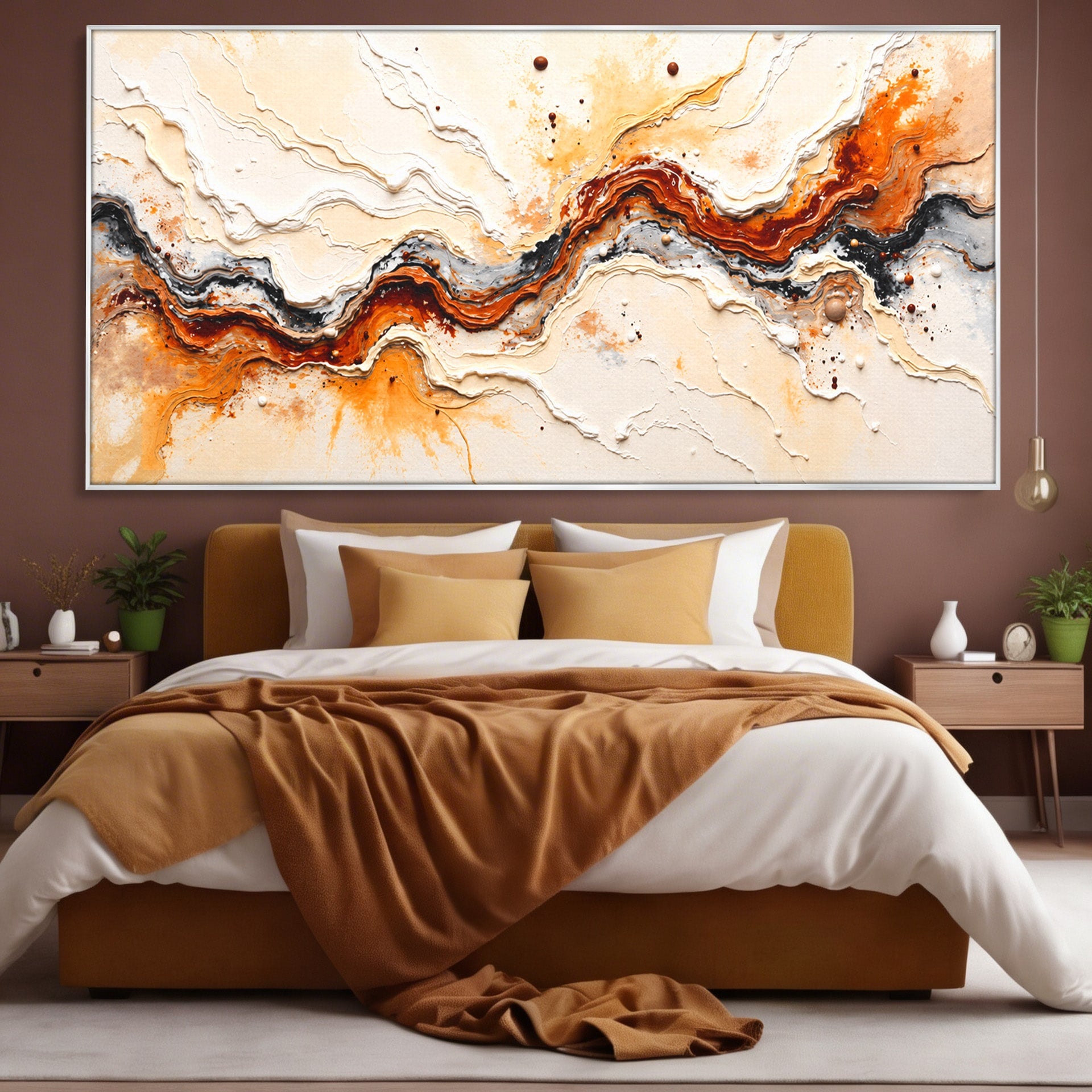 Tablou Canvas Premium LuxCanva® C1327, Flux Abstract, Abstract, Textura, Arta Moderna, Living, Dormitor, Culori Vibrante