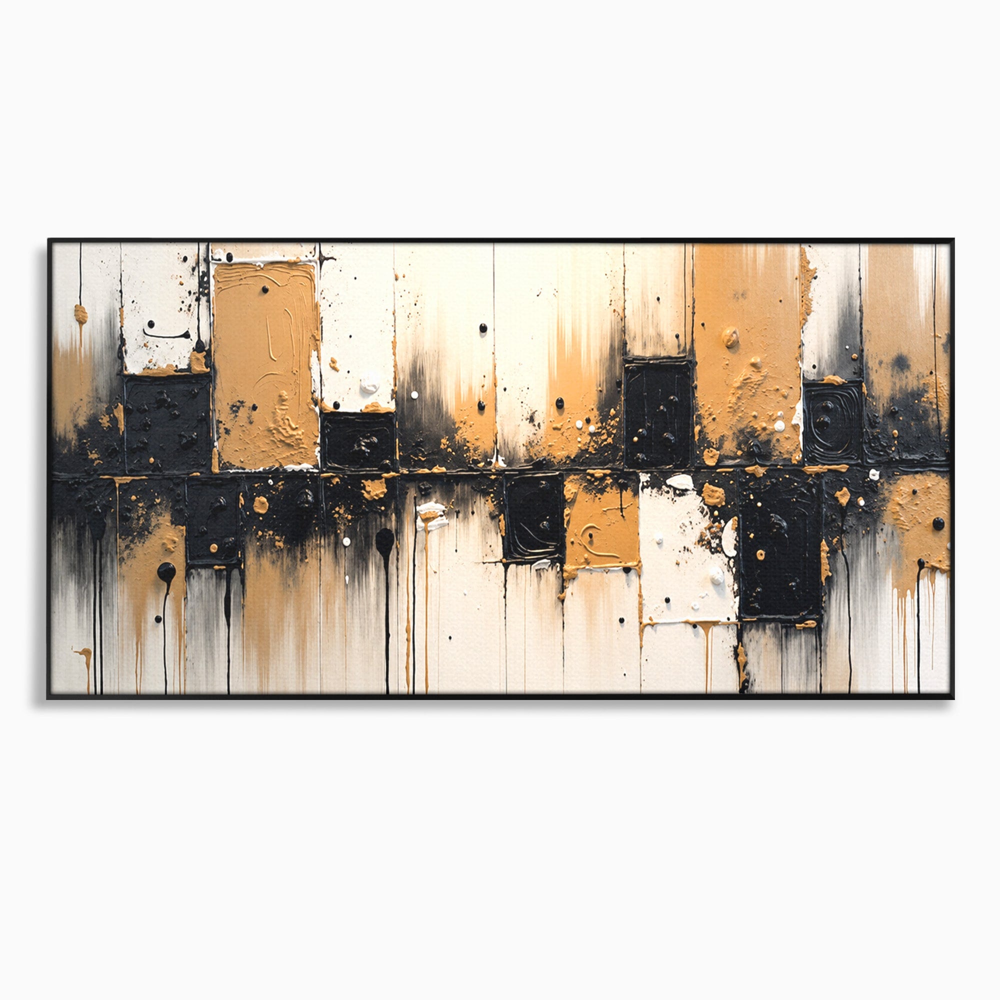 Tablou Canvas Premium LuxCanva® C1328, Abstractie Eleganta, Abstractie, Modern, Arta Contemporana, Textura, Living, Birou, Culori Vibrante