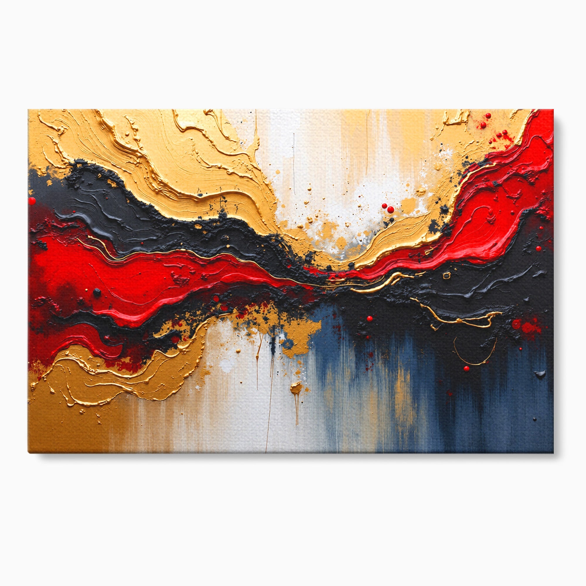 Tablou Canvas Premium LuxCanva® C1330, Fluxuri De Energie, Abstract, Arta Moderna, Energetic, Living, Birou, Culori Vibrante