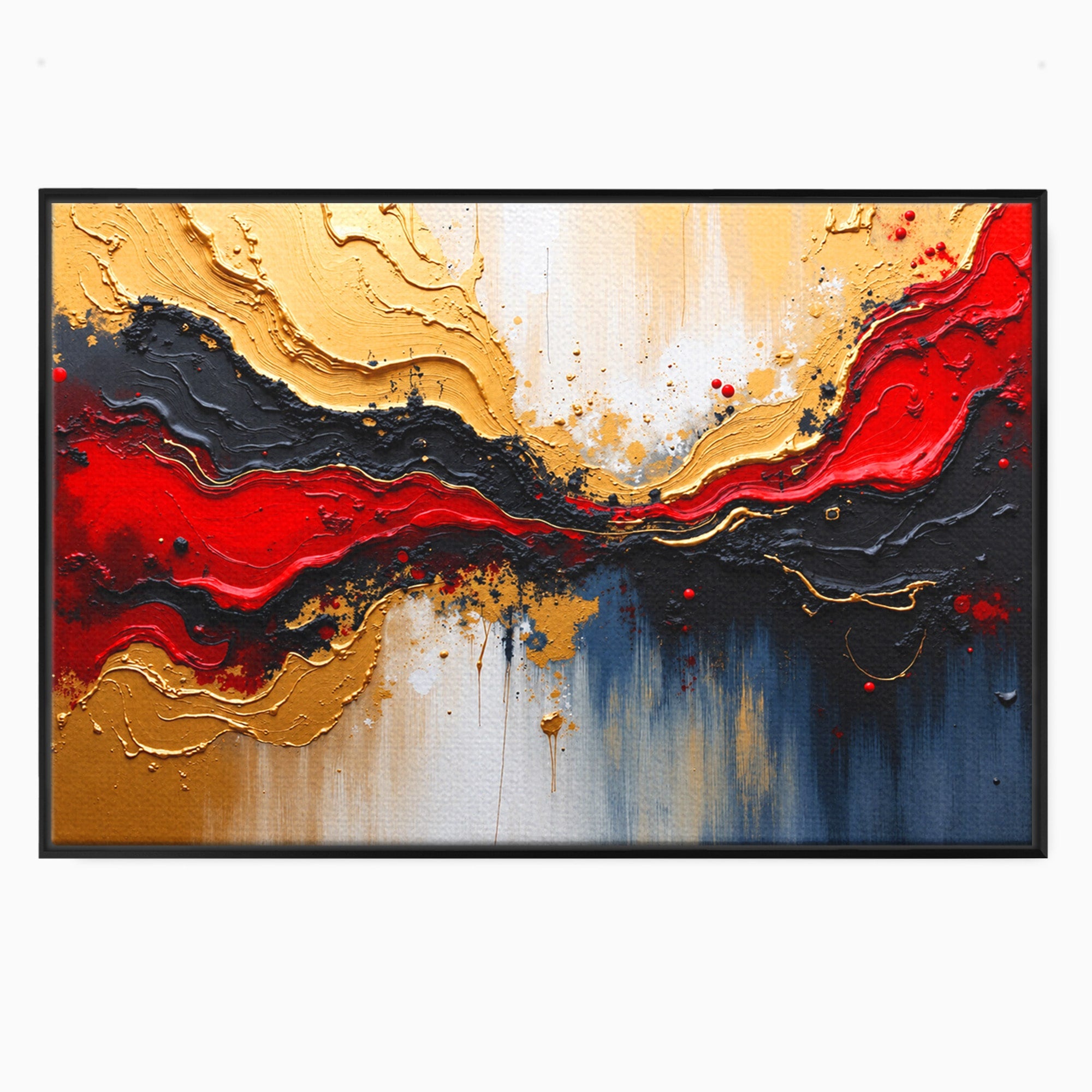 Tablou Canvas Premium LuxCanva® C1330, Fluxuri De Energie, Abstract, Arta Moderna, Energetic, Living, Birou, Culori Vibrante