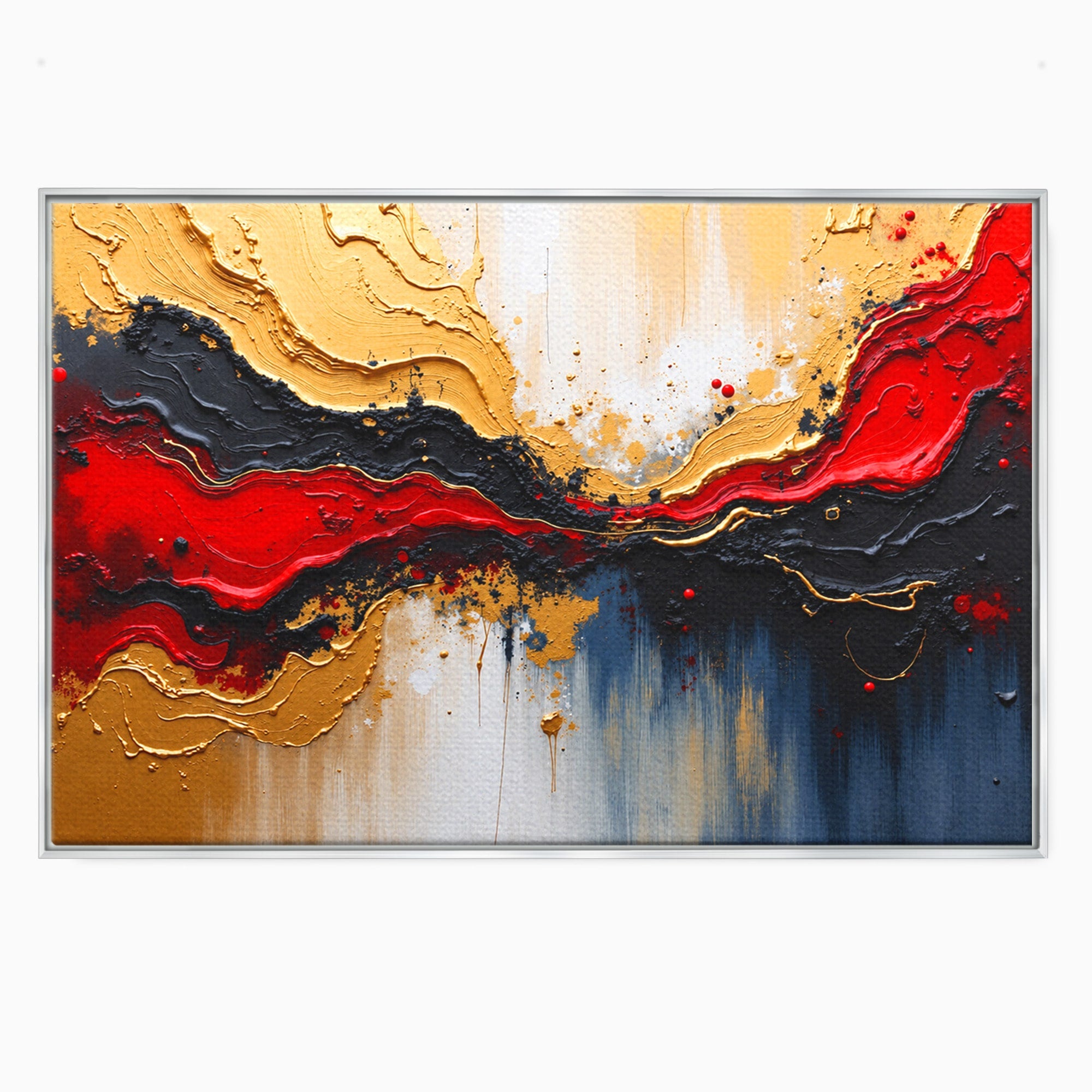 Tablou Canvas Premium LuxCanva® C1330, Fluxuri De Energie, Abstract, Arta Moderna, Energetic, Living, Birou, Culori Vibrante