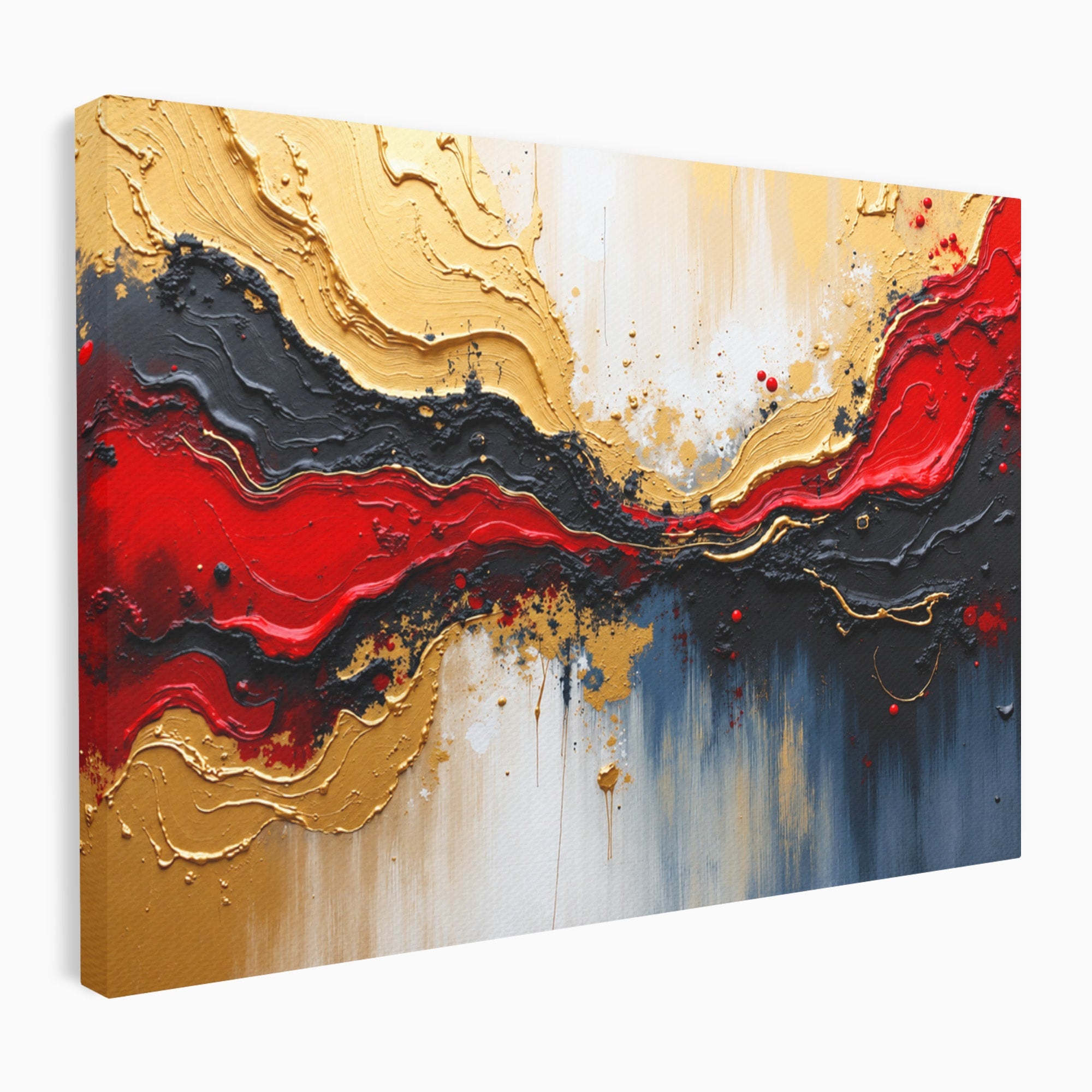 Tablou Canvas Premium LuxCanva® C1330, Fluxuri De Energie, Abstract, Arta Moderna, Energetic, Living, Birou, Culori Vibrante