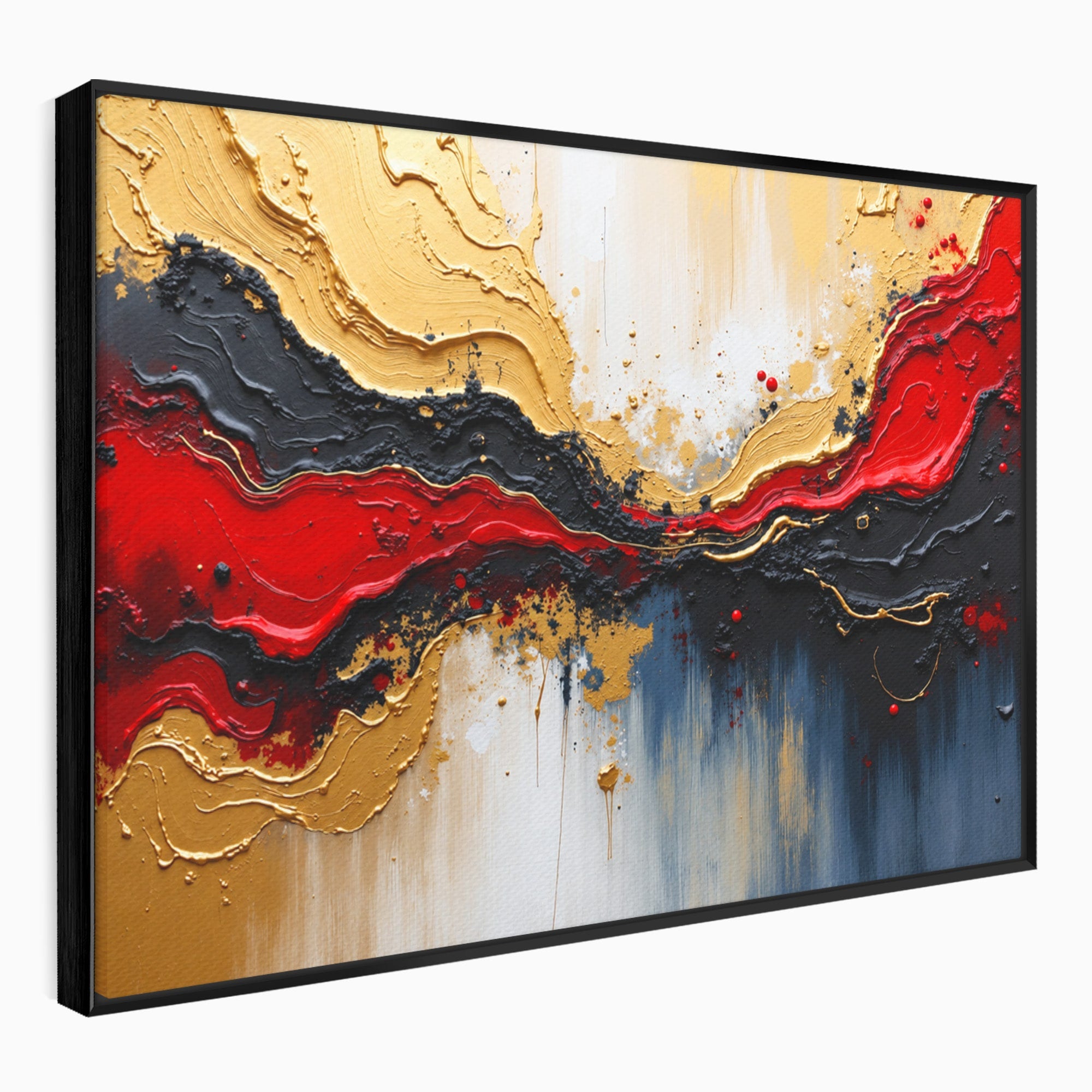 Tablou Canvas Premium LuxCanva® C1330, Fluxuri De Energie, Abstract, Arta Moderna, Energetic, Living, Birou, Culori Vibrante