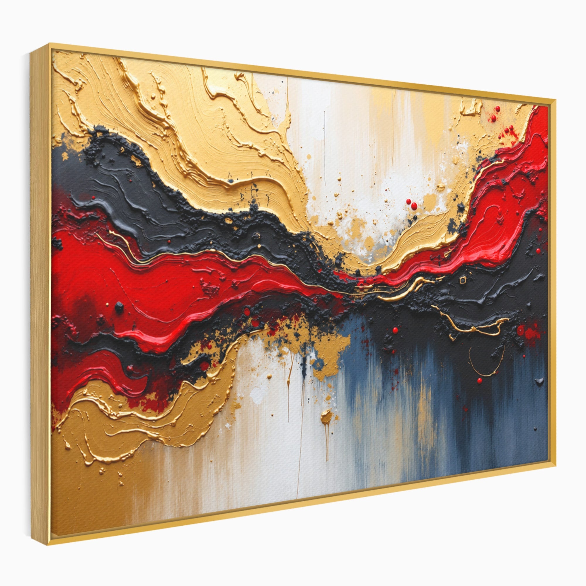 Tablou Canvas Premium LuxCanva® C1330, Fluxuri De Energie, Abstract, Arta Moderna, Energetic, Living, Birou, Culori Vibrante