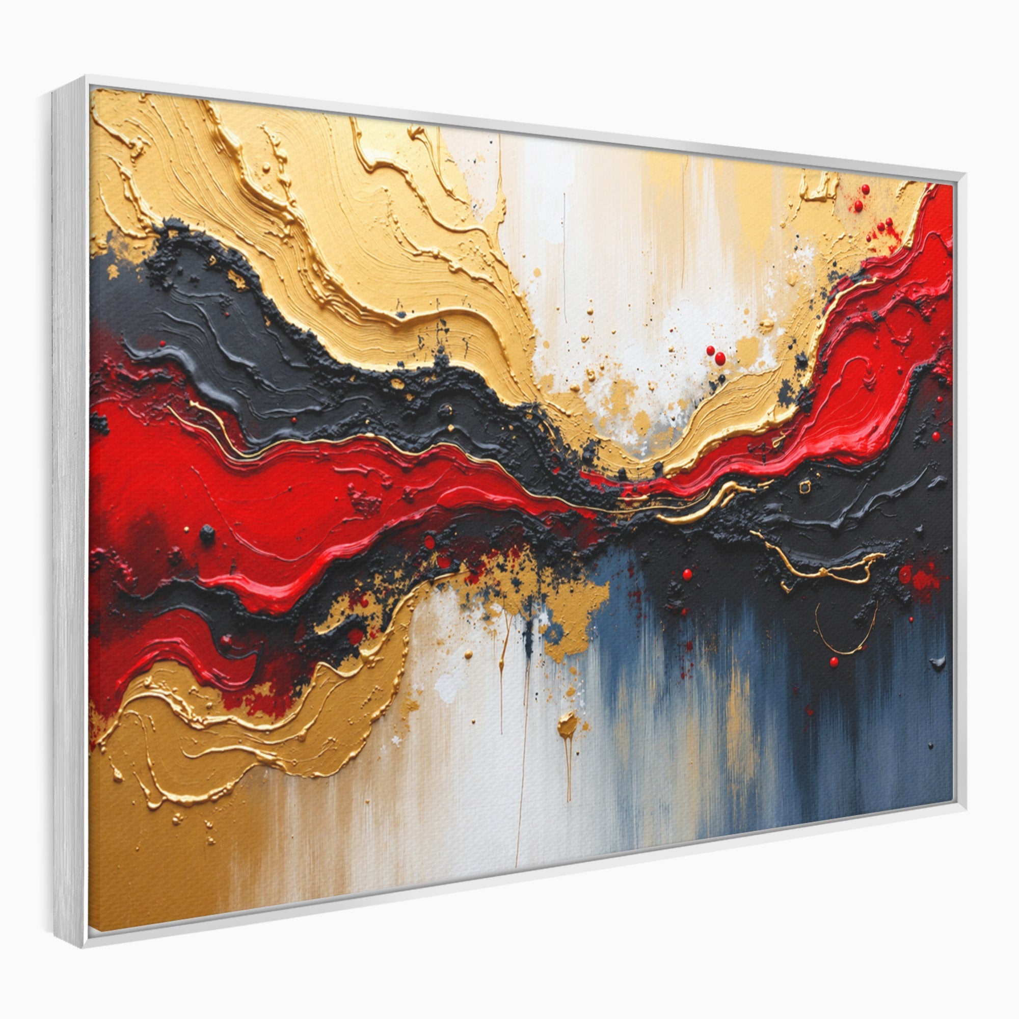 Tablou Canvas Premium LuxCanva® C1330, Fluxuri De Energie, Abstract, Arta Moderna, Energetic, Living, Birou, Culori Vibrante