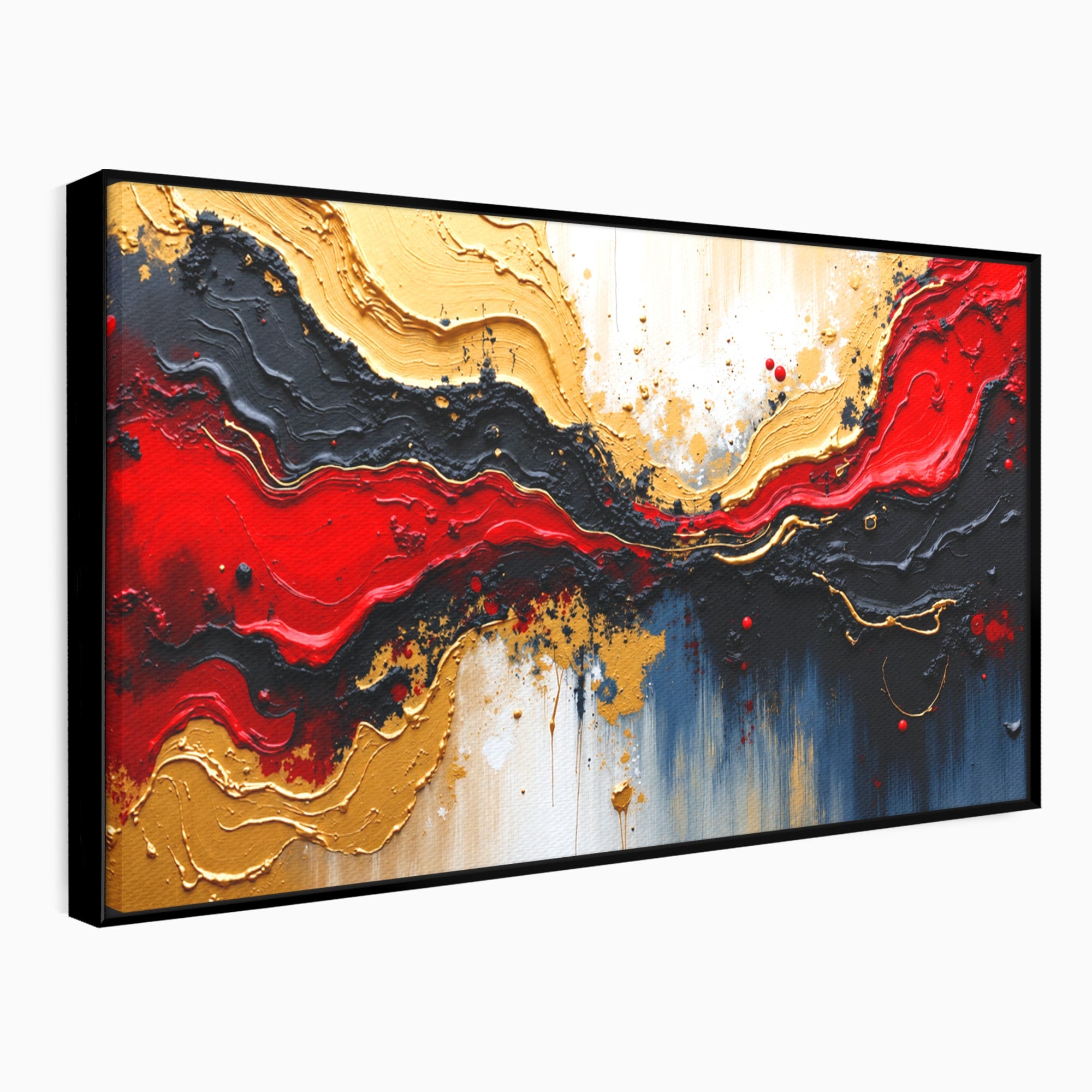 Tablou Canvas Premium LuxCanva® C1330, Fluxuri De Energie, Abstract, Arta Moderna, Energetic, Living, Birou, Culori Vibrante