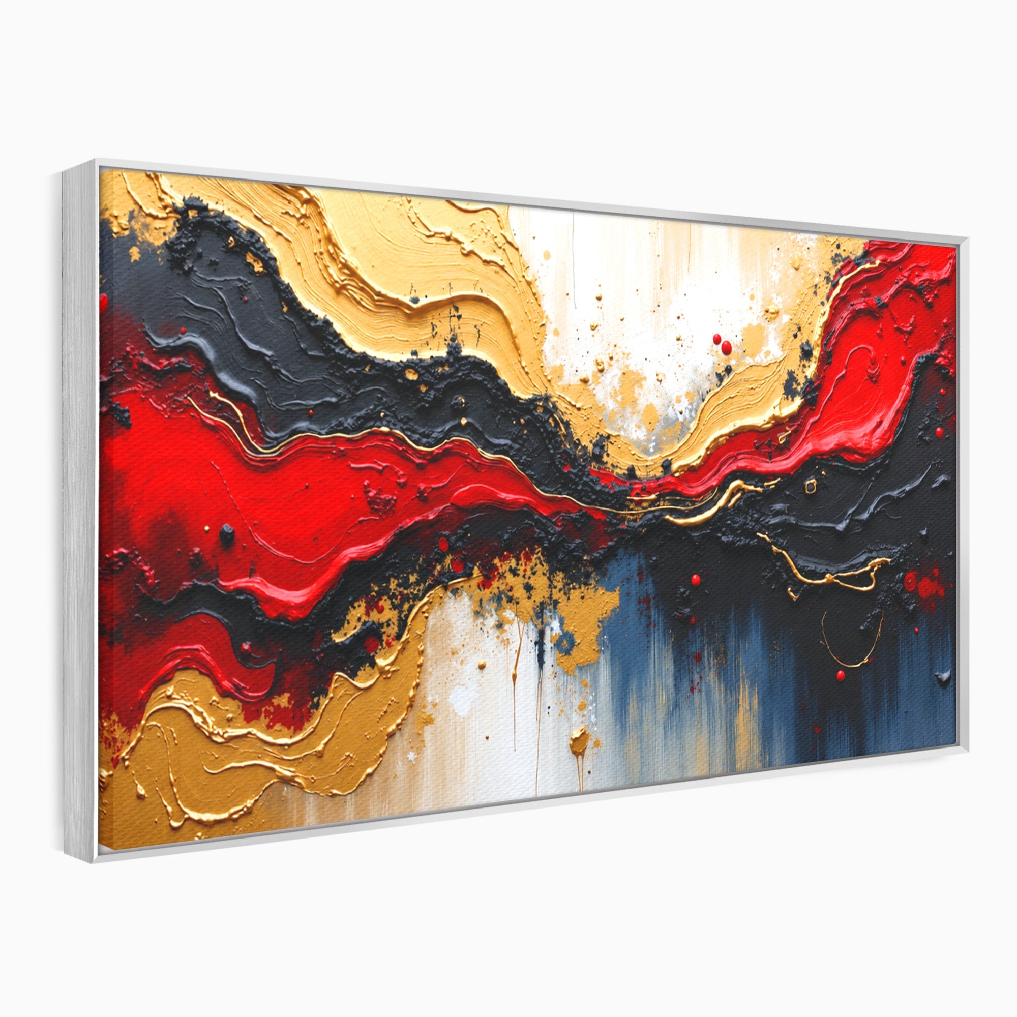 Tablou Canvas Premium LuxCanva® C1330, Fluxuri De Energie, Abstract, Arta Moderna, Energetic, Living, Birou, Culori Vibrante