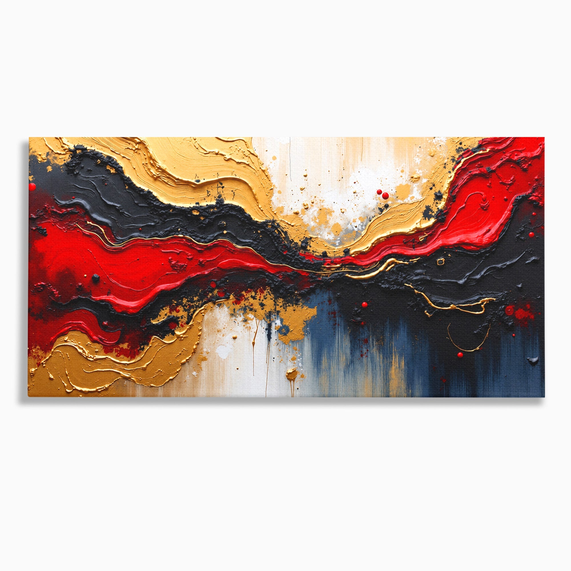 Tablou Canvas Premium LuxCanva® C1330, Fluxuri De Energie, Abstract, Arta Moderna, Energetic, Living, Birou, Culori Vibrante